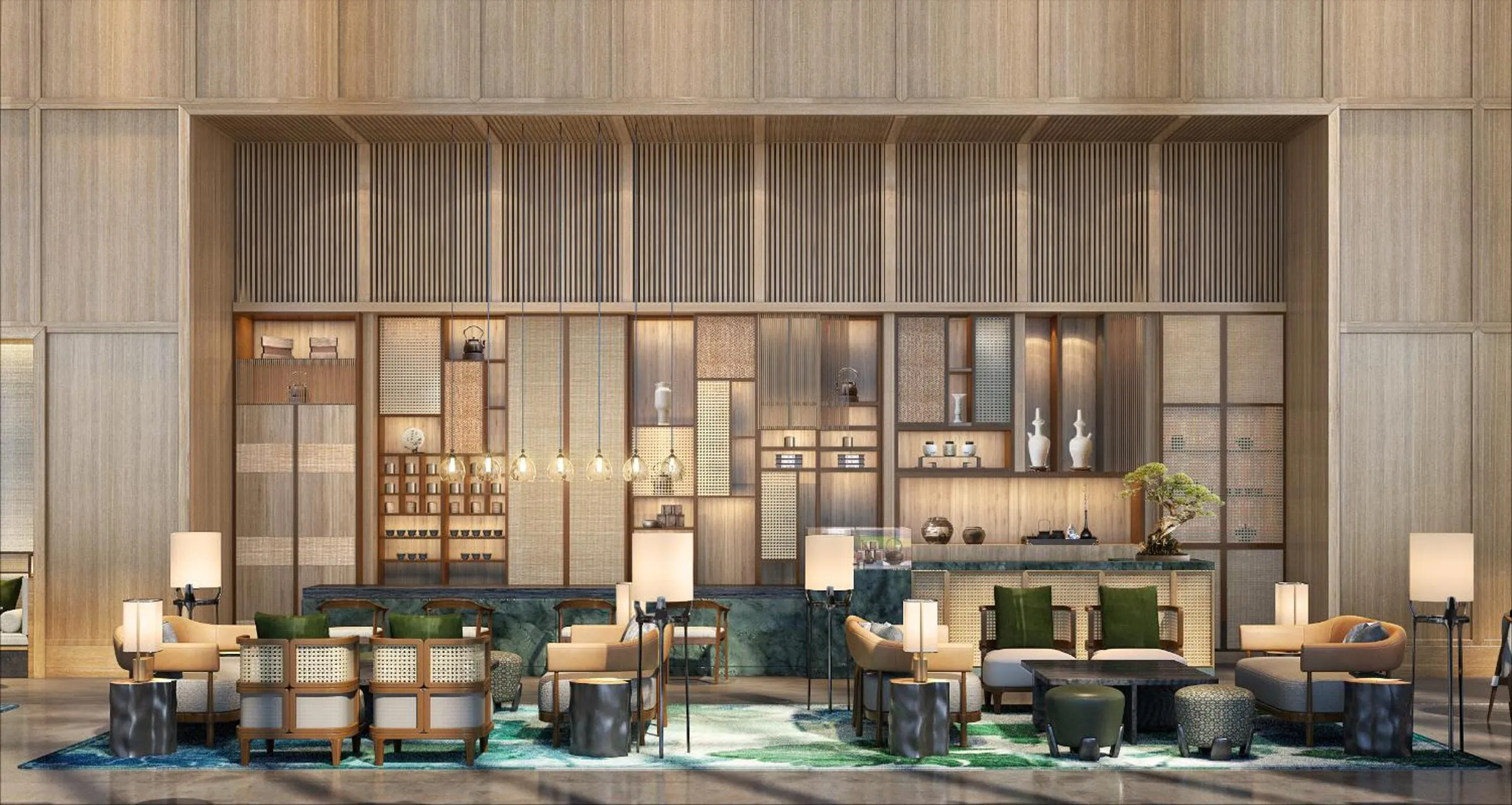 Lobby or reception in HUALUXE Yibin