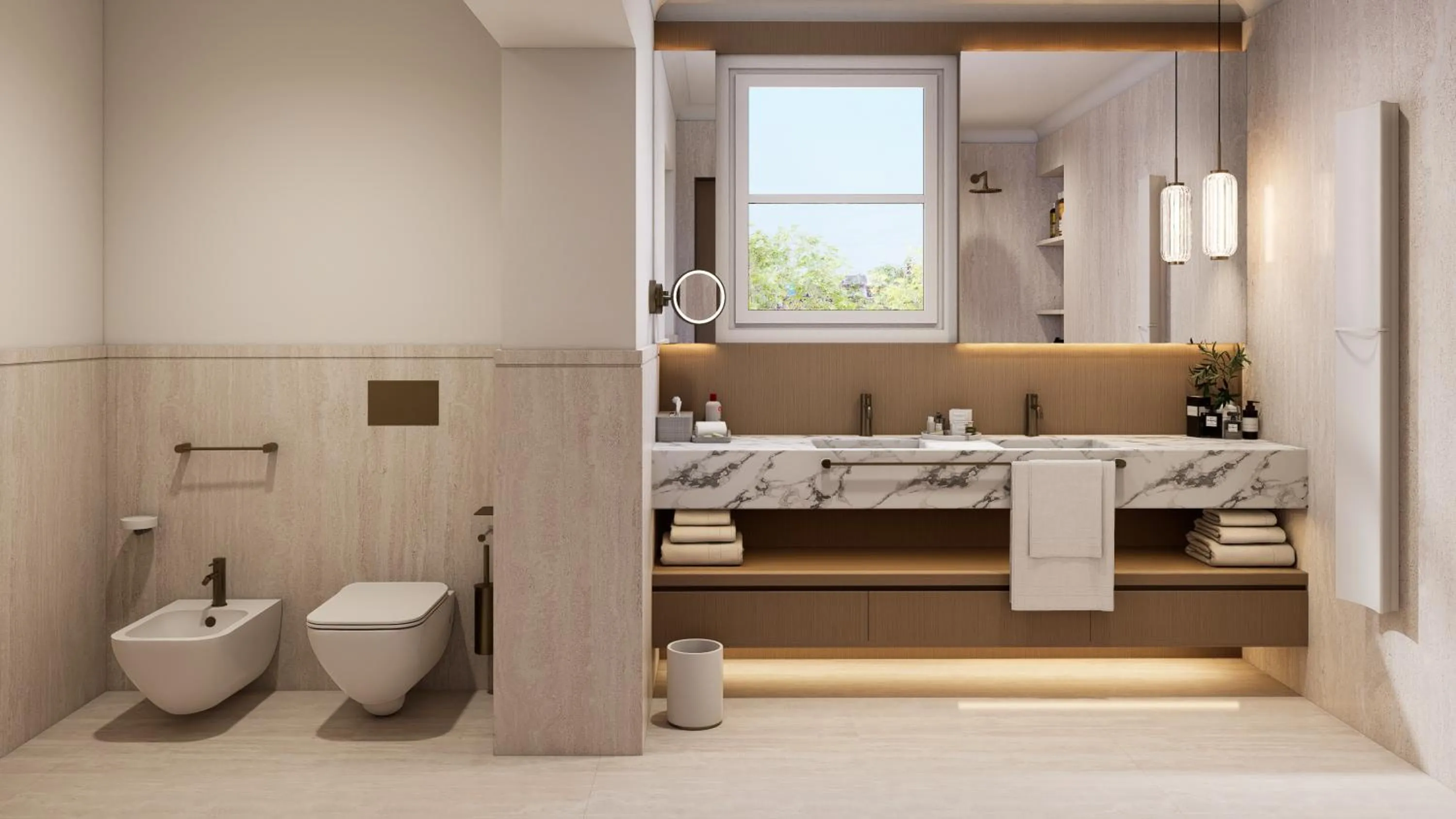 Bathroom in Palazzo Firenze by Baglioni Hotels & Resorts