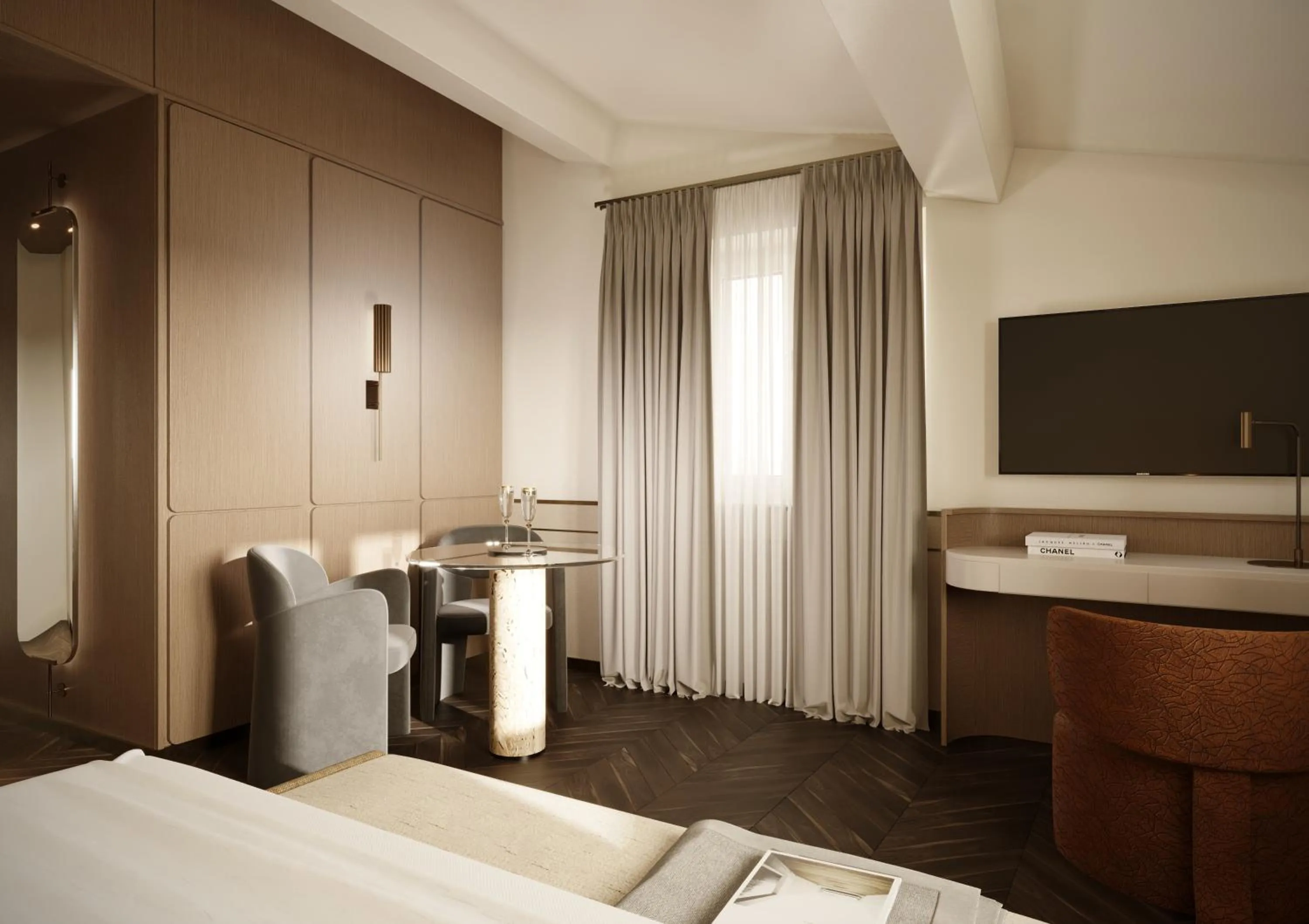 Bedroom, Bed in Palazzo Firenze by Baglioni Hotels & Resorts