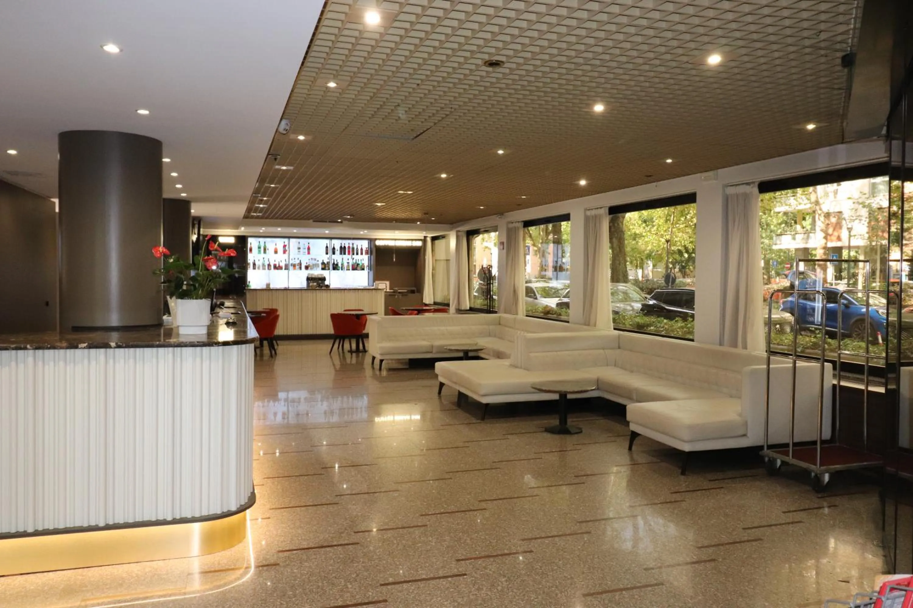 Lobby or reception in Hotel Domenichino