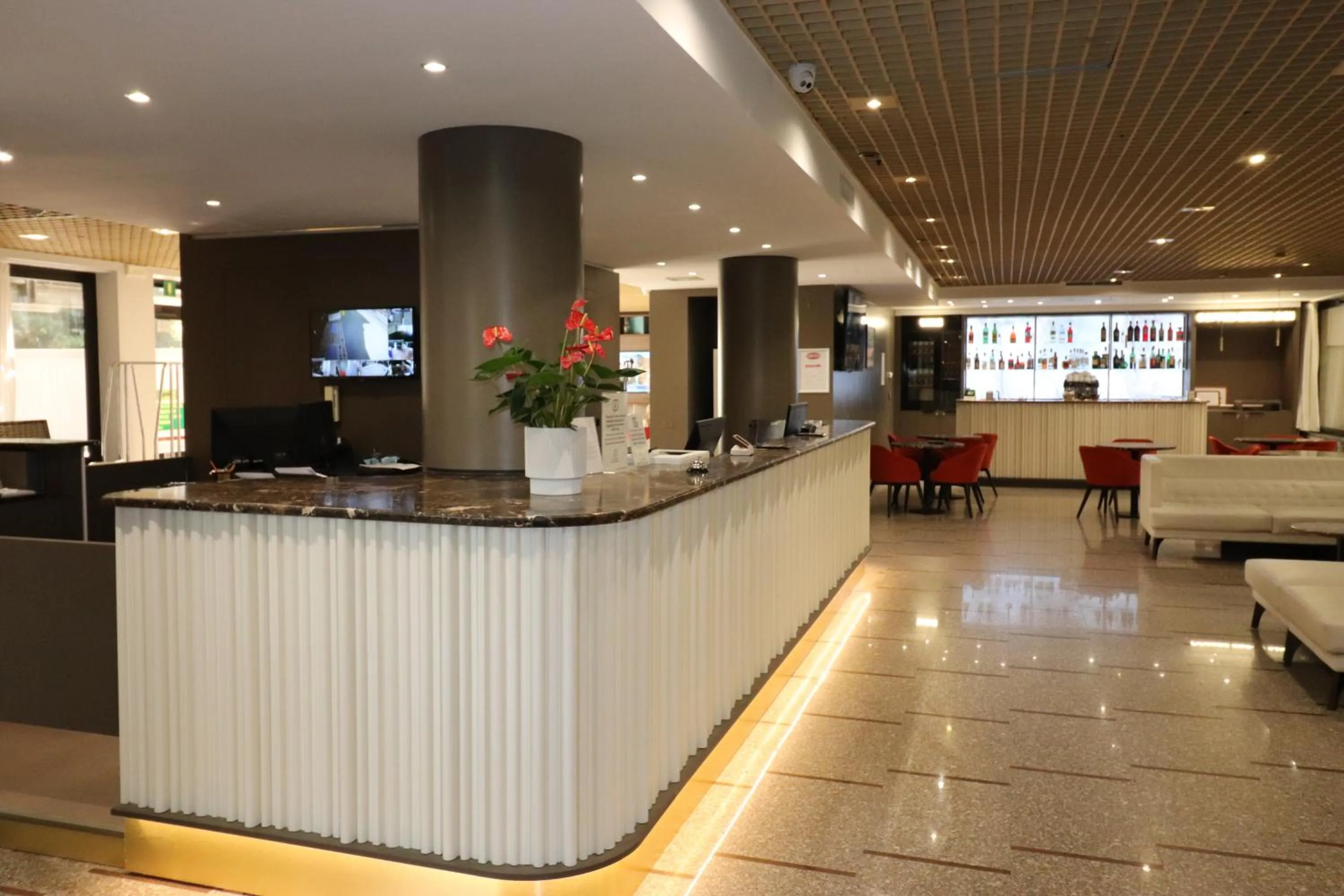 Lobby or reception in Hotel Domenichino