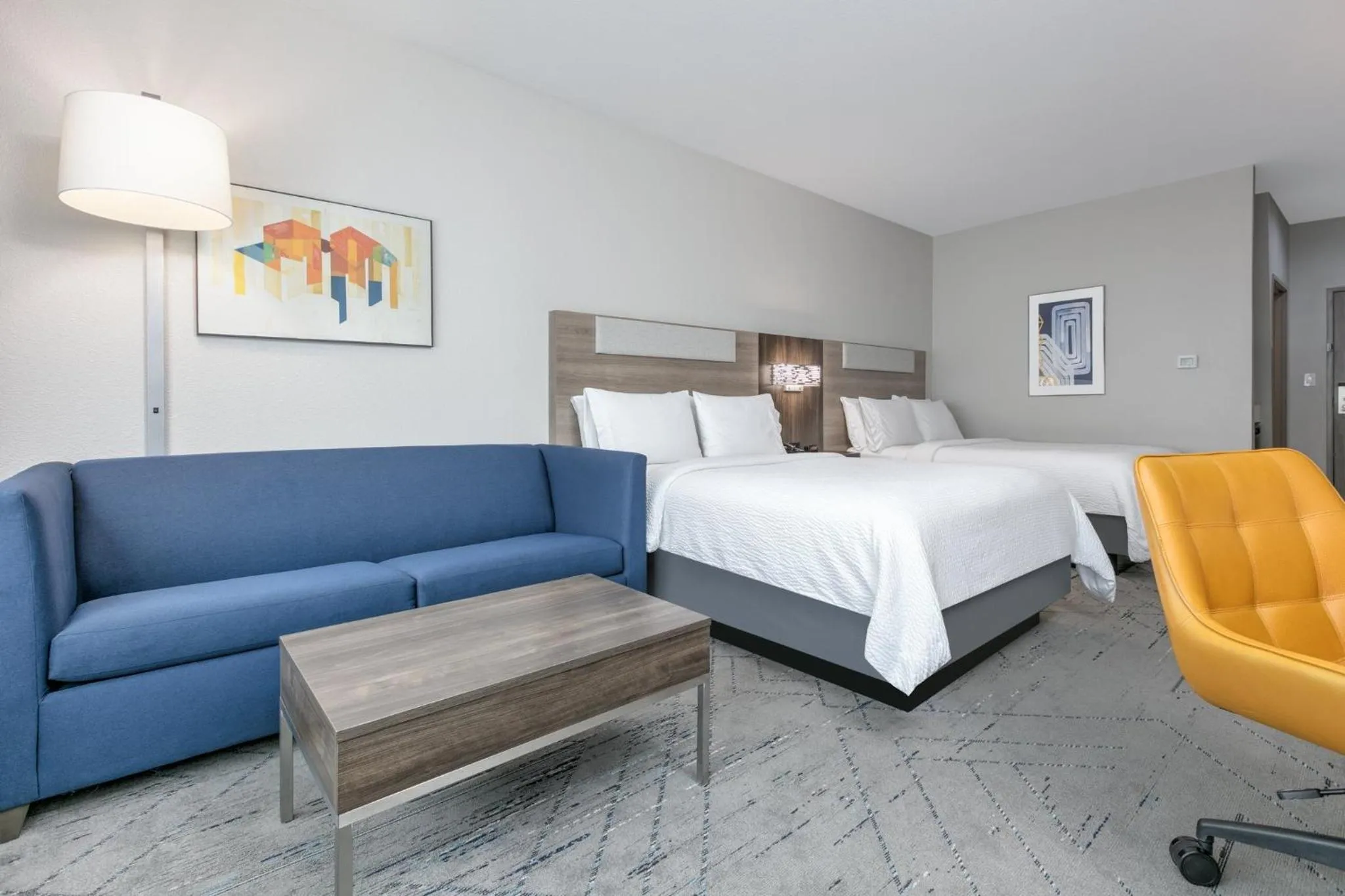 Photo of the whole room, Bed in HOLIDAY INN EXPRESS & SUITES DALLAS PLANO NORTH by IHG