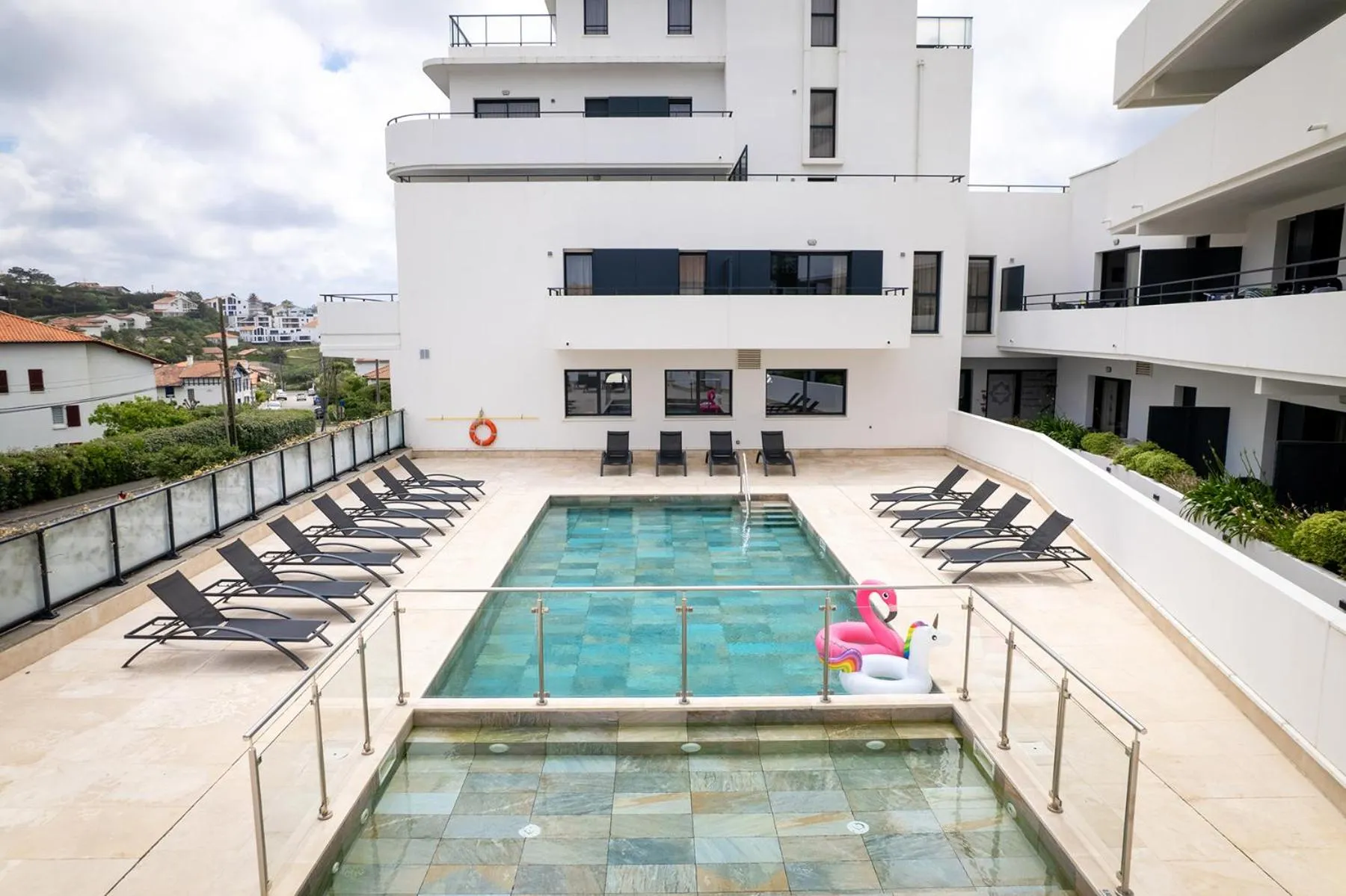 Swimming pool in Nemea Appart Hotel Les Hauts de Milady Biarritz