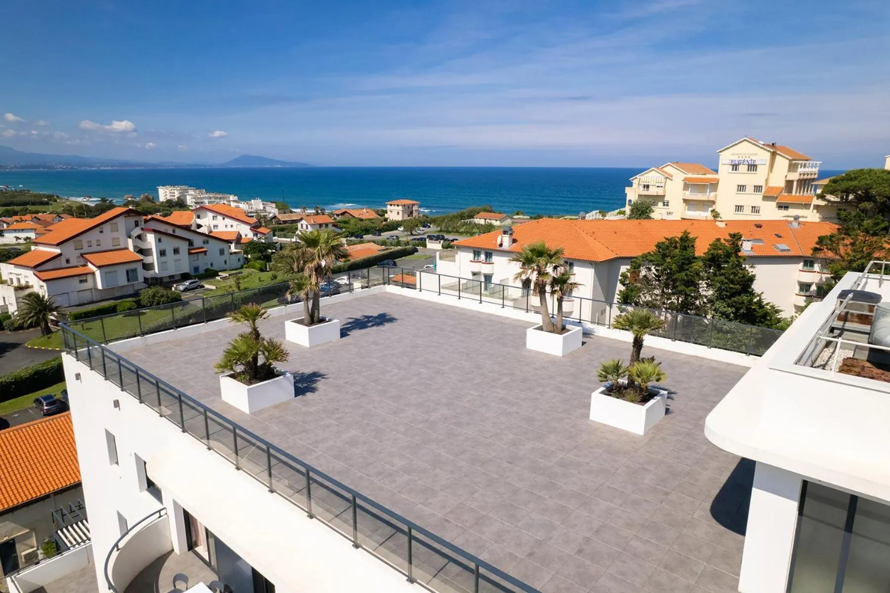 Patio in Nemea Appart Hotel Les Hauts de Milady Biarritz