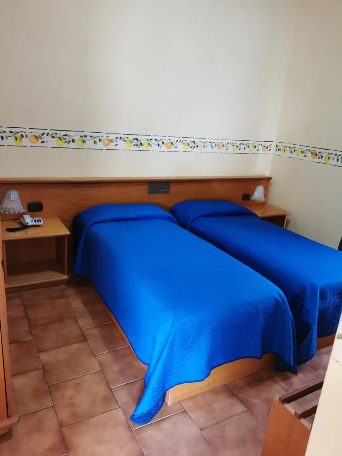 Bed in Hotel San Pietro