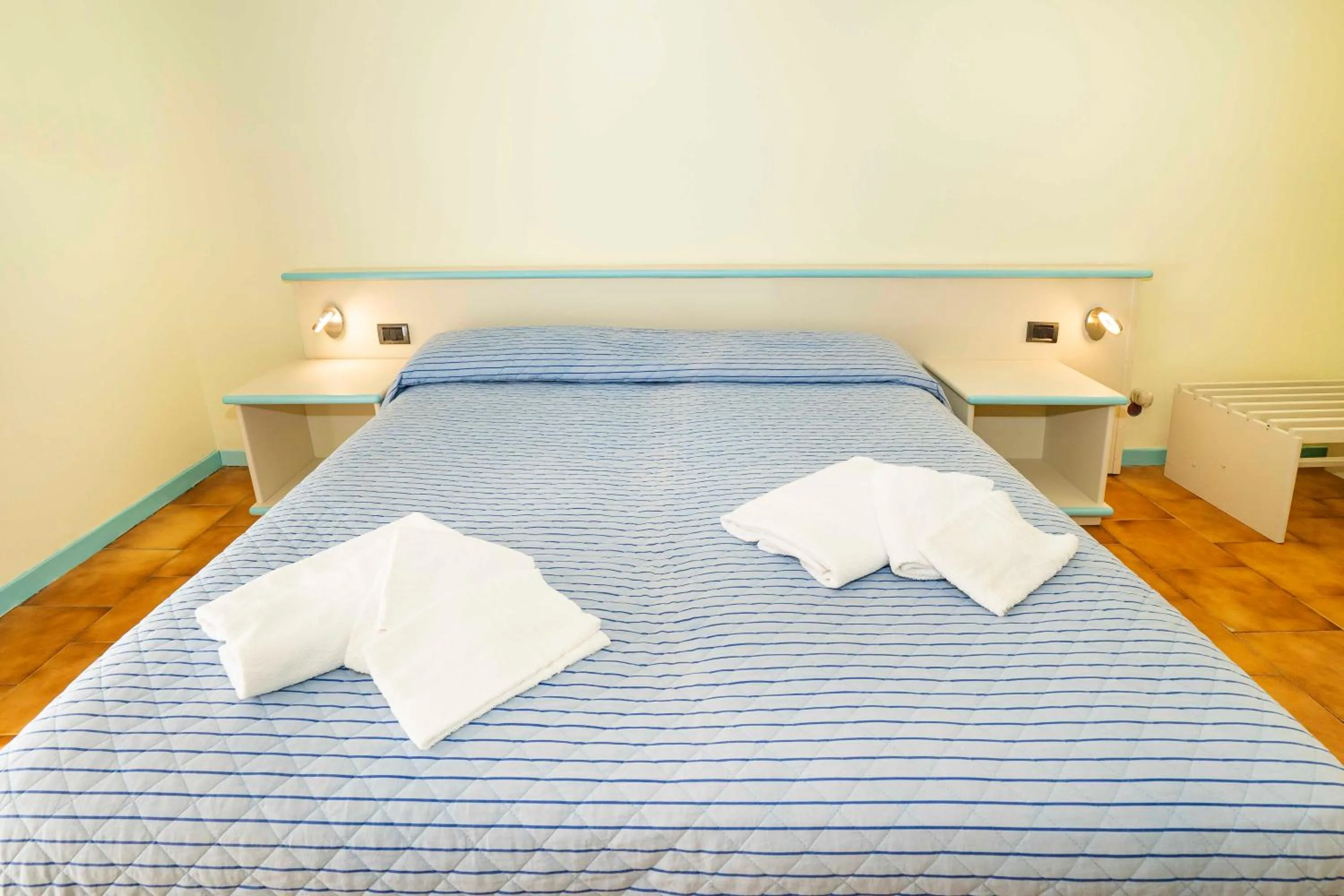 Bed in Hotel San Pietro