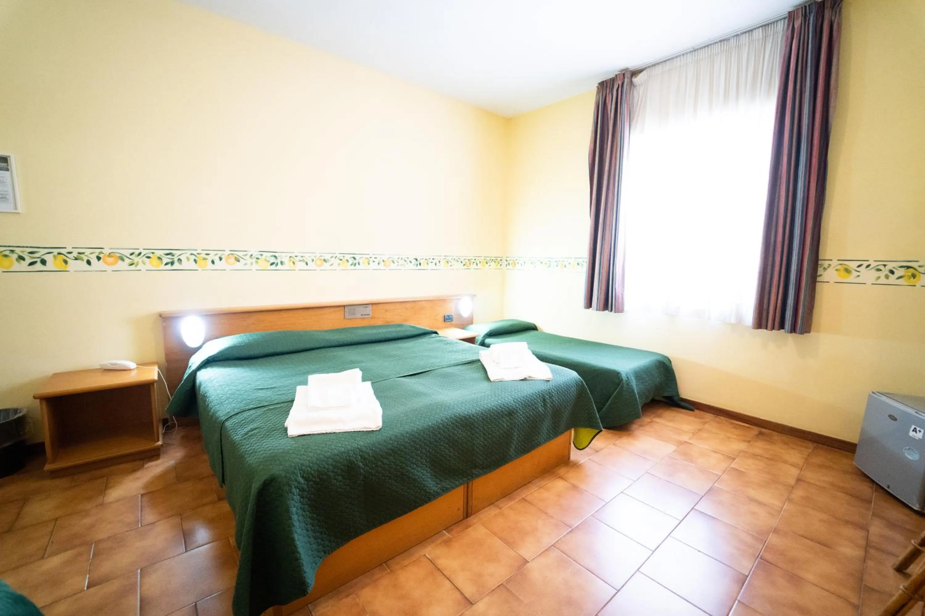 Bed in Hotel San Pietro