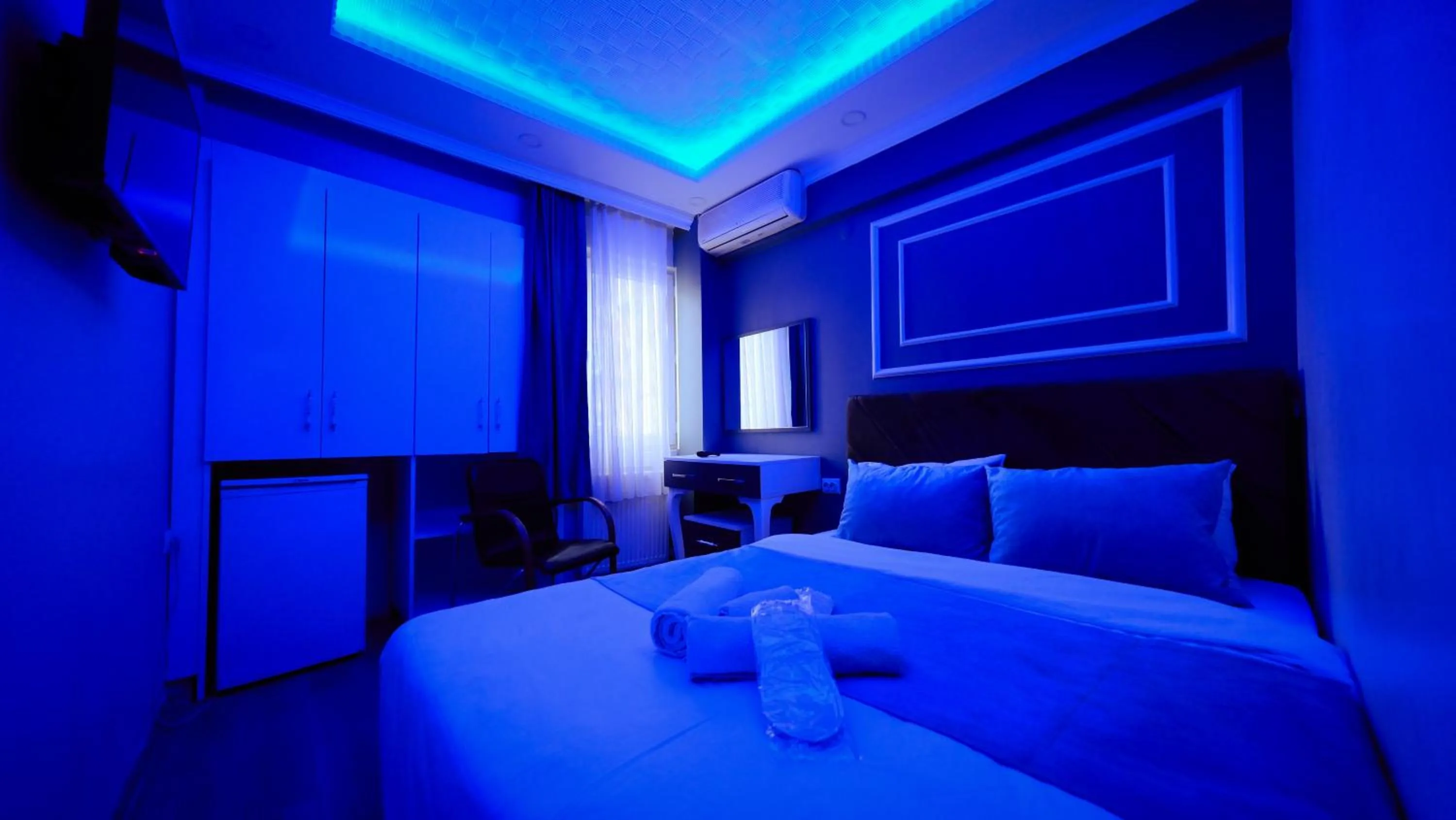 Bed in Bona Sera Hotel