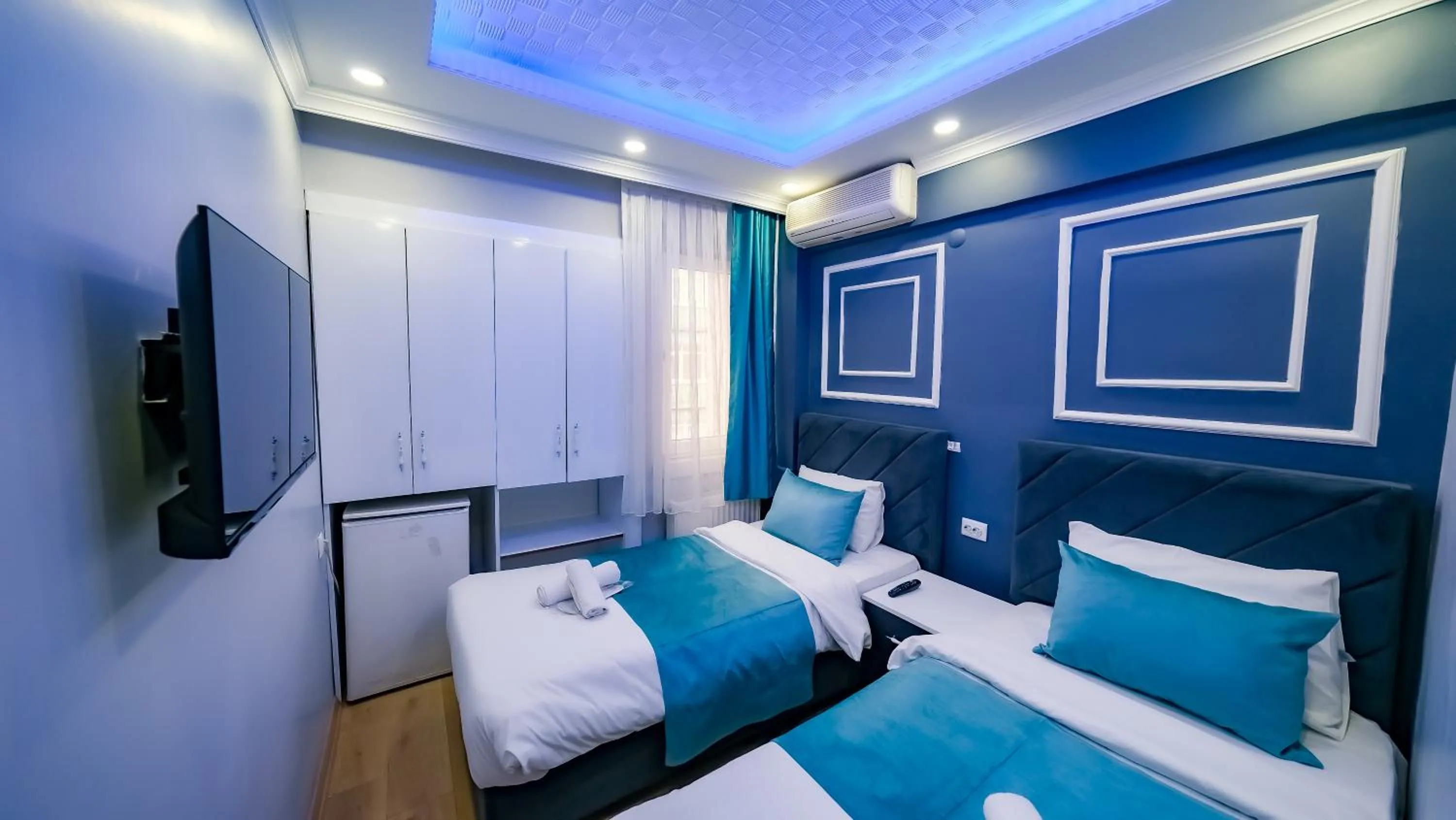 Bed in Bona Sera Hotel