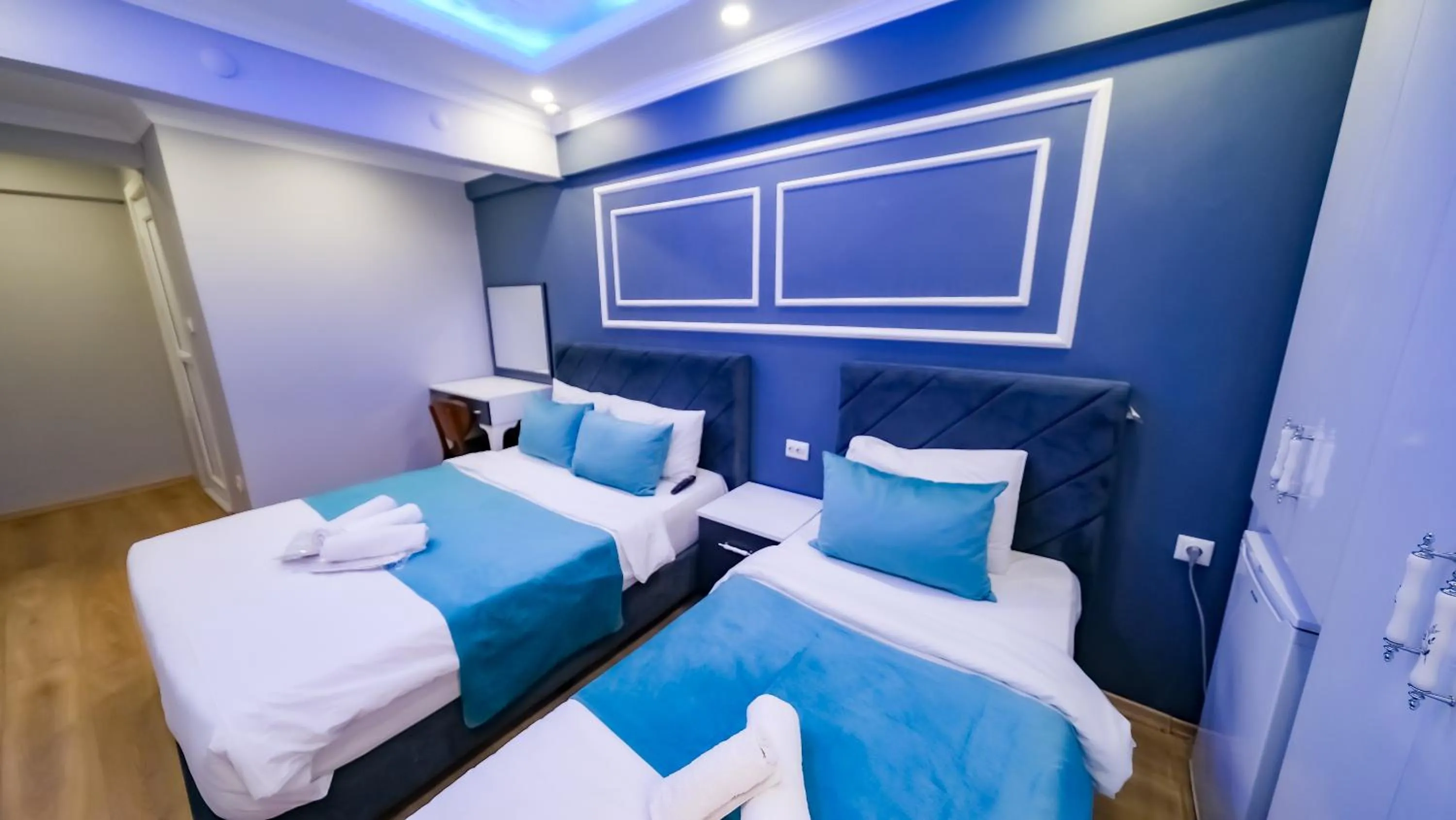 Bed in Bona Sera Hotel