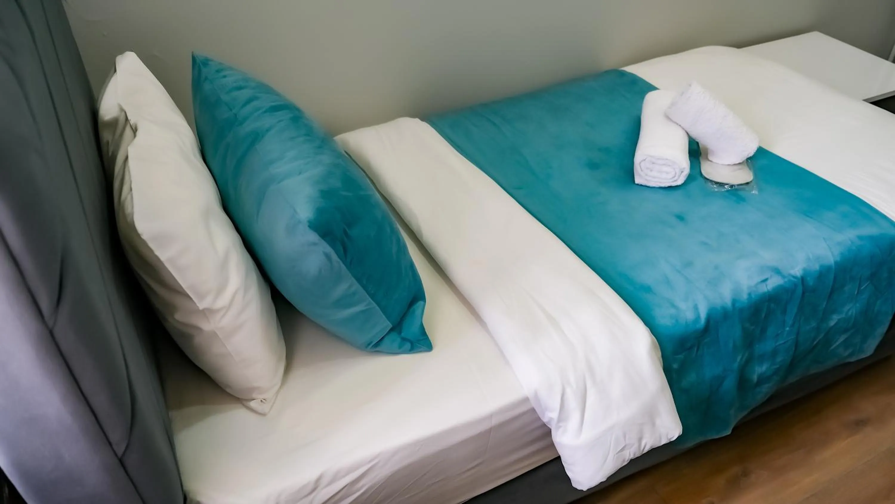 Bed in Bona Sera Hotel