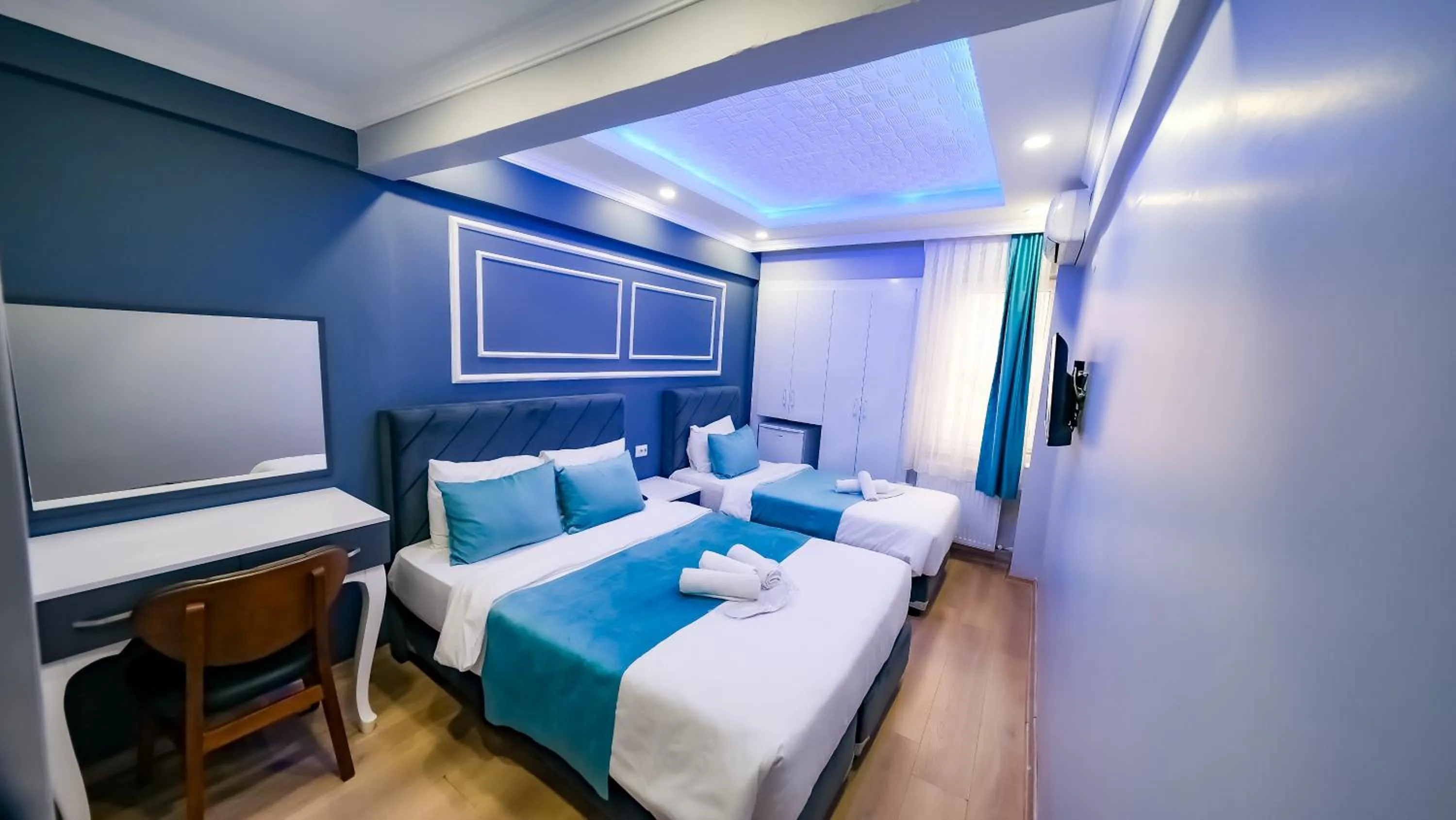 Bed in Bona Sera Hotel