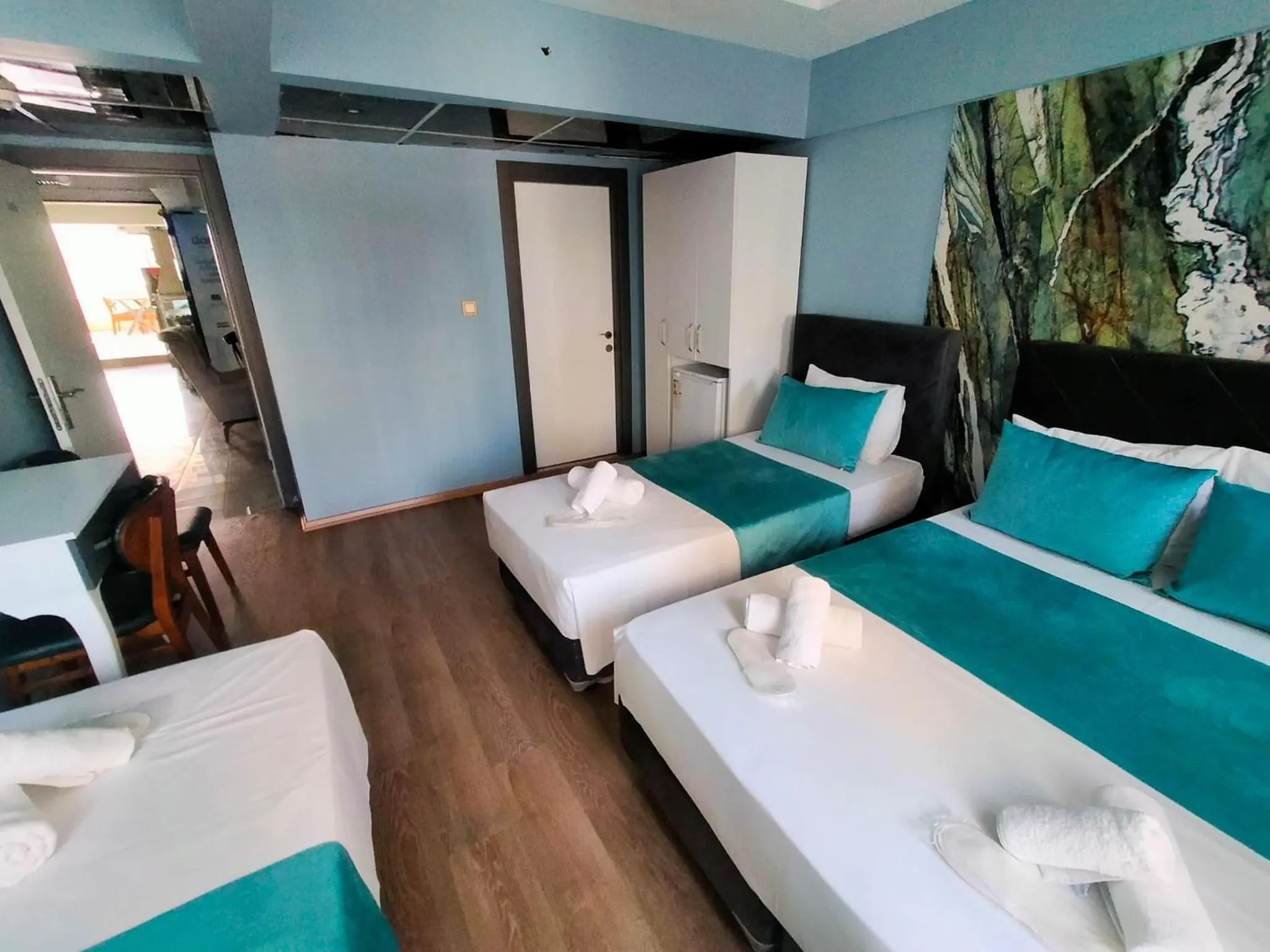 Bed in Bona Sera Hotel