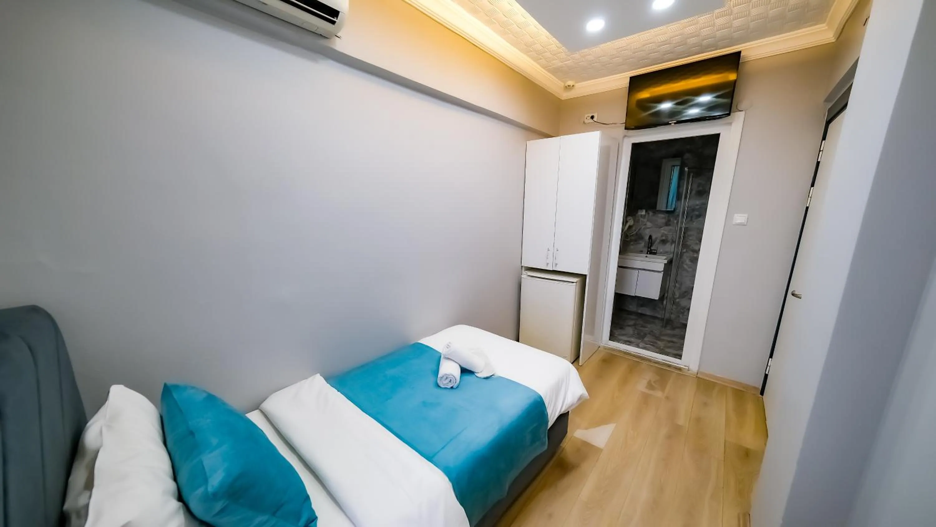 Bed in Bona Sera Hotel