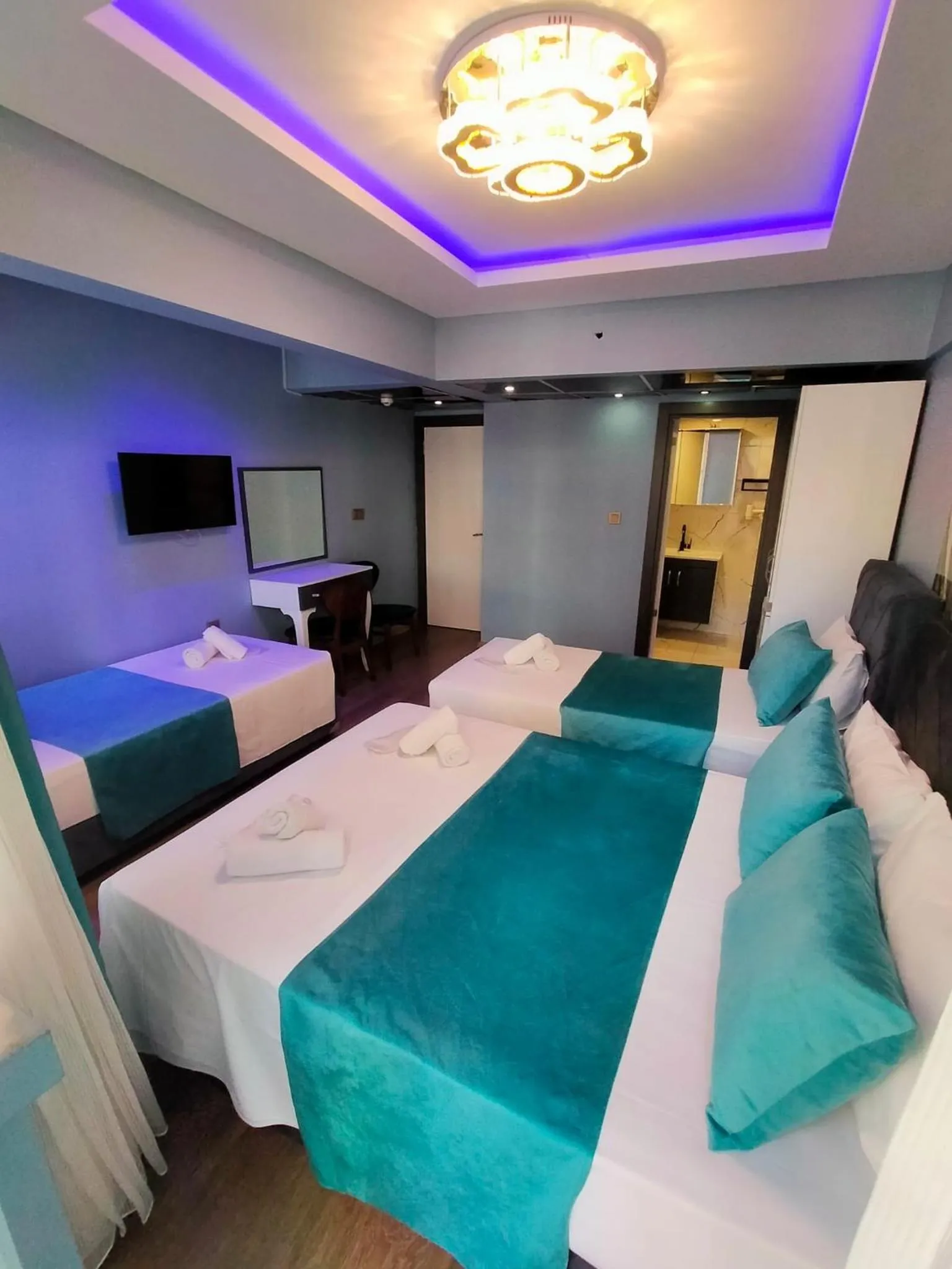 Bed in Bona Sera Hotel