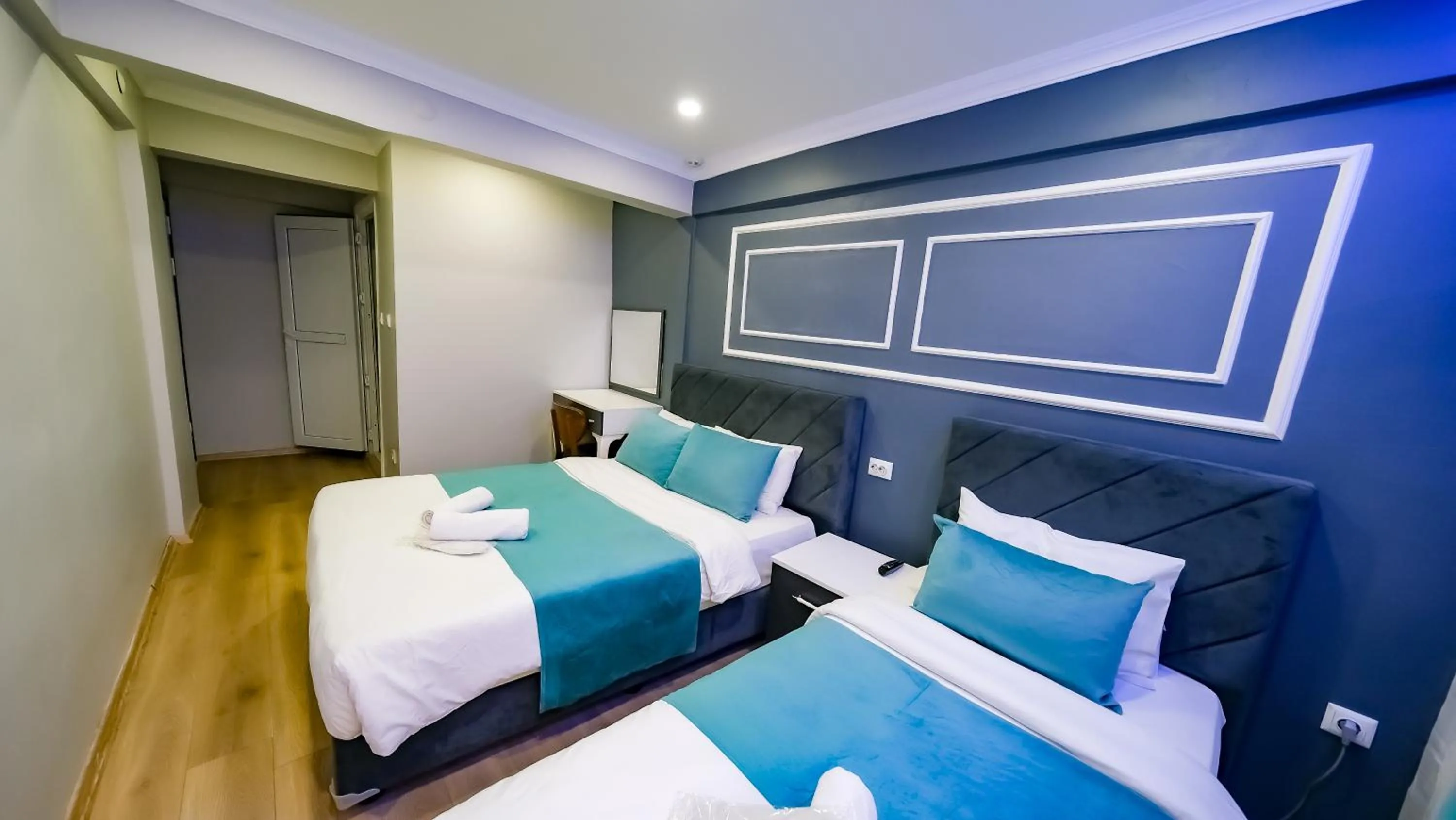 Bed in Bona Sera Hotel