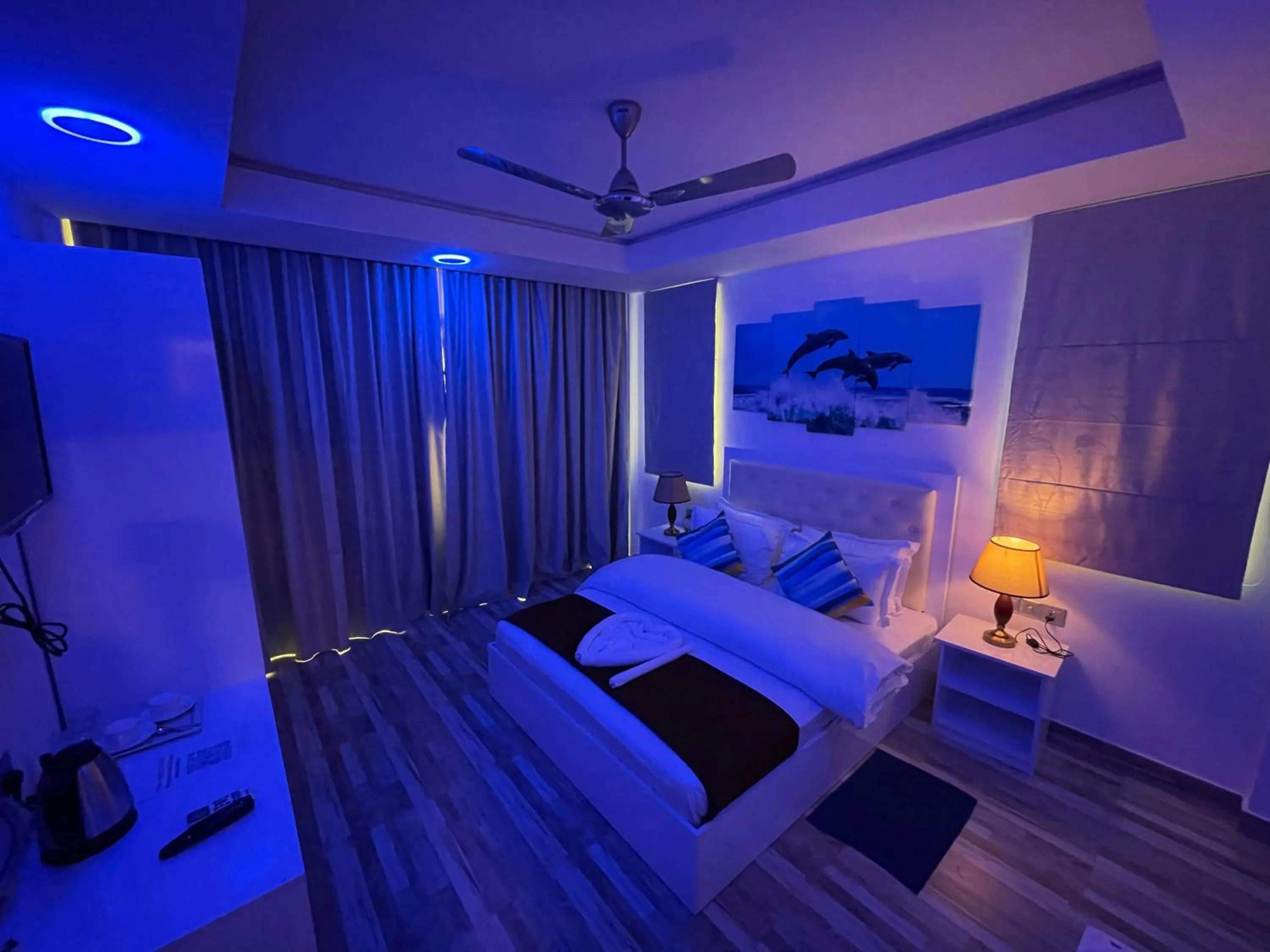 Bedroom, Bed in Marine Holiday