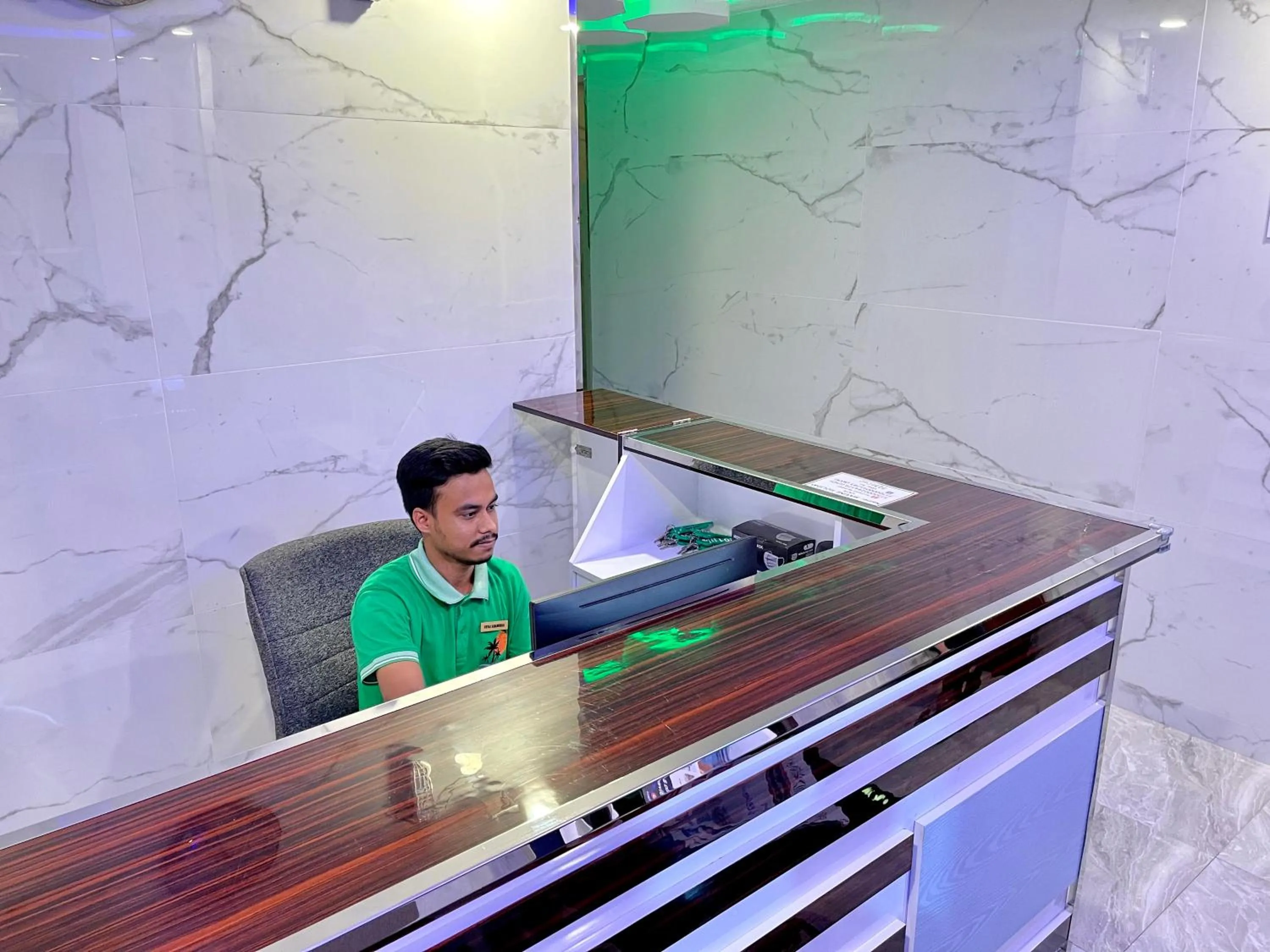 Staff in Marine Holiday