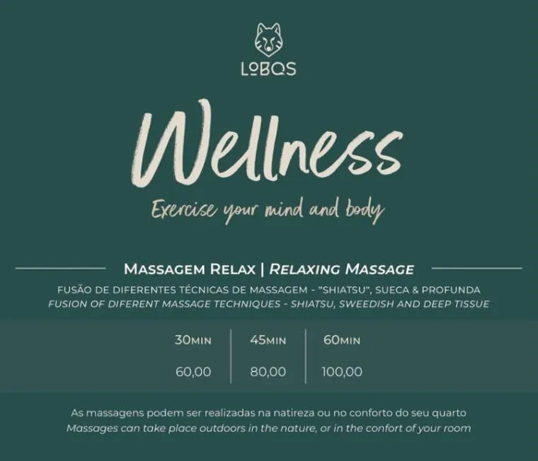 Spa and wellness centre/facilities in Quinta dos Lobos Boutique Hotel - Nature Experience