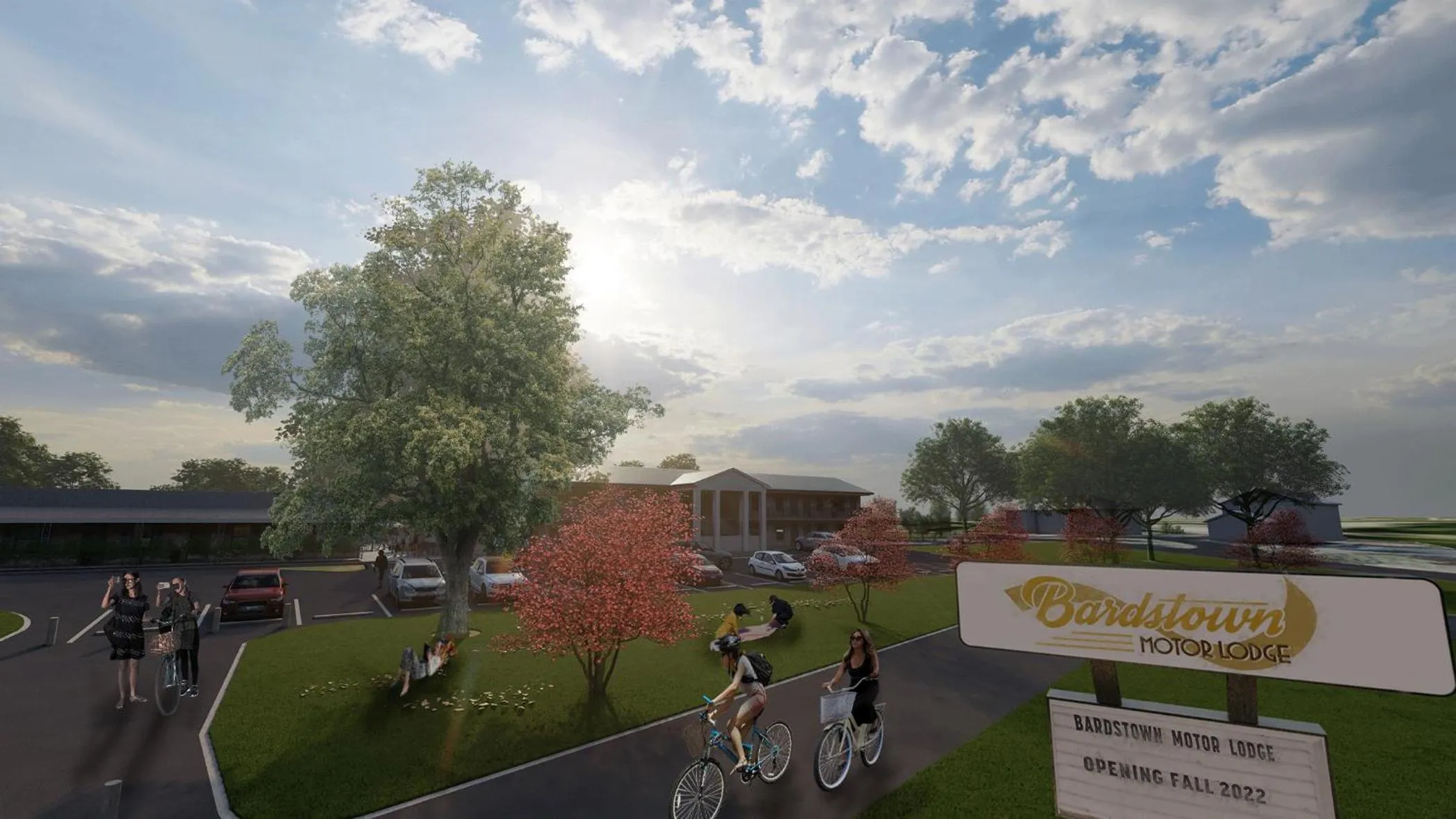 Street view in Bardstown Motor Lodge