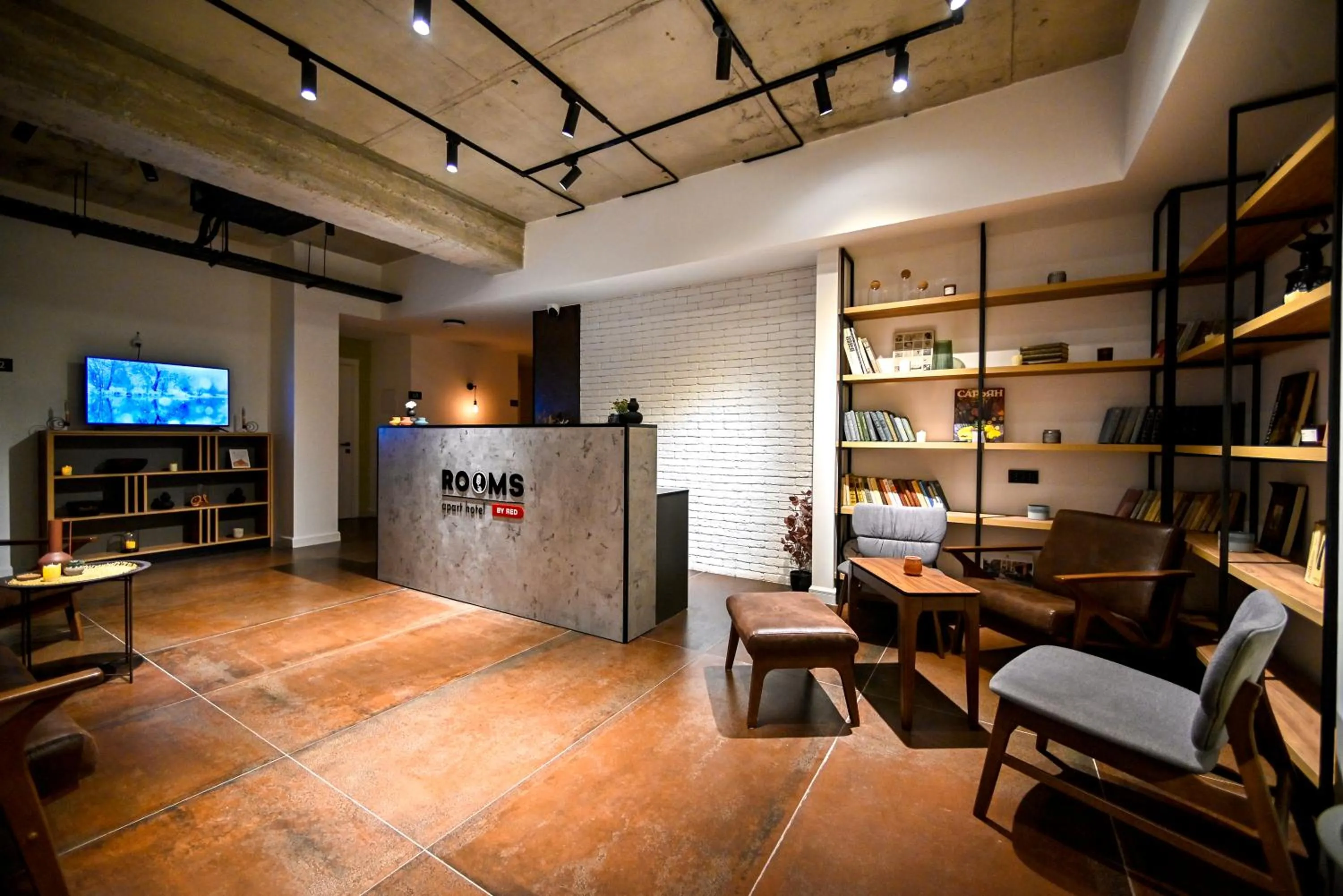 Library in Rooms Apart Hotel by RED