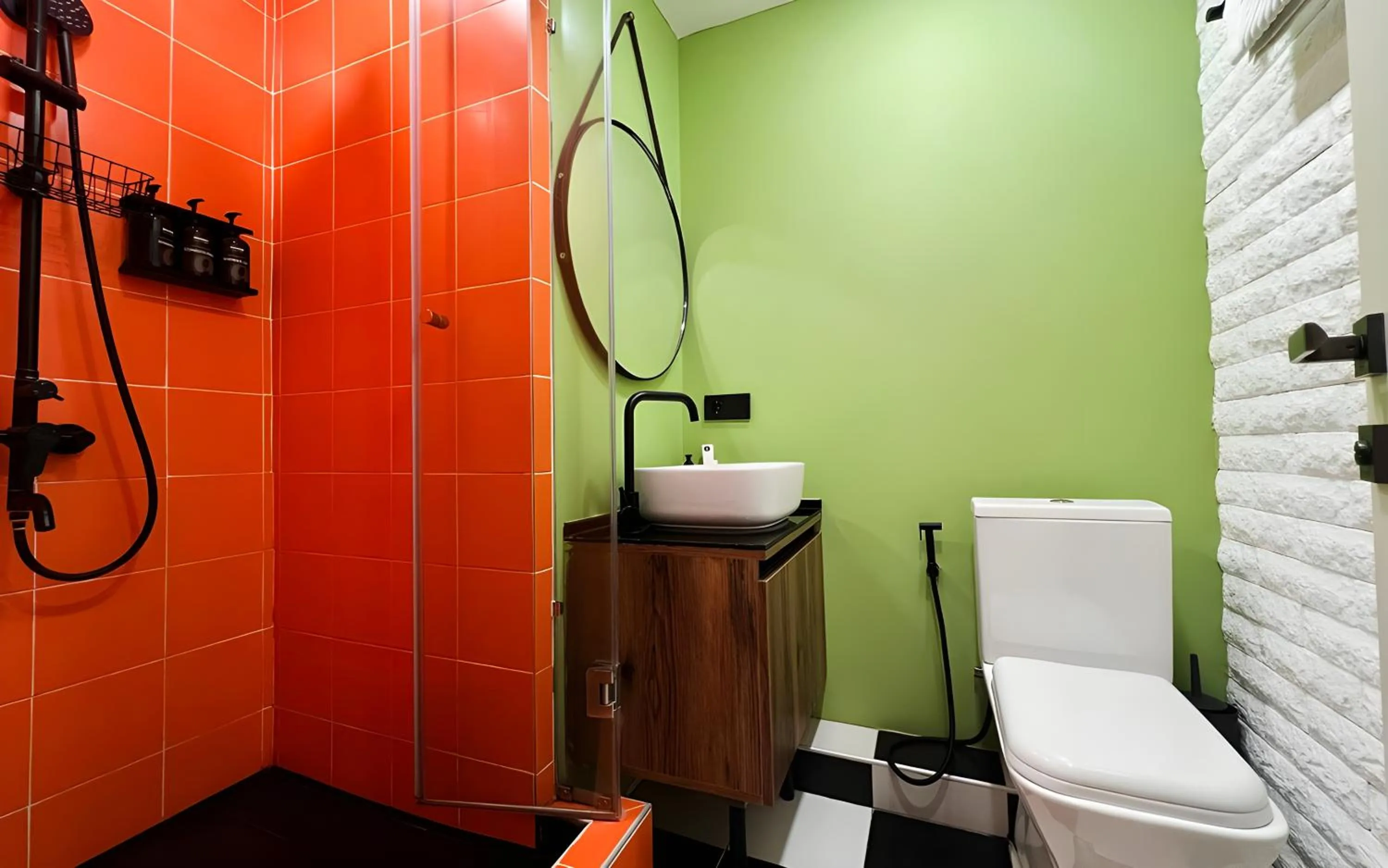 Shower in Rooms Apart Hotel by RED