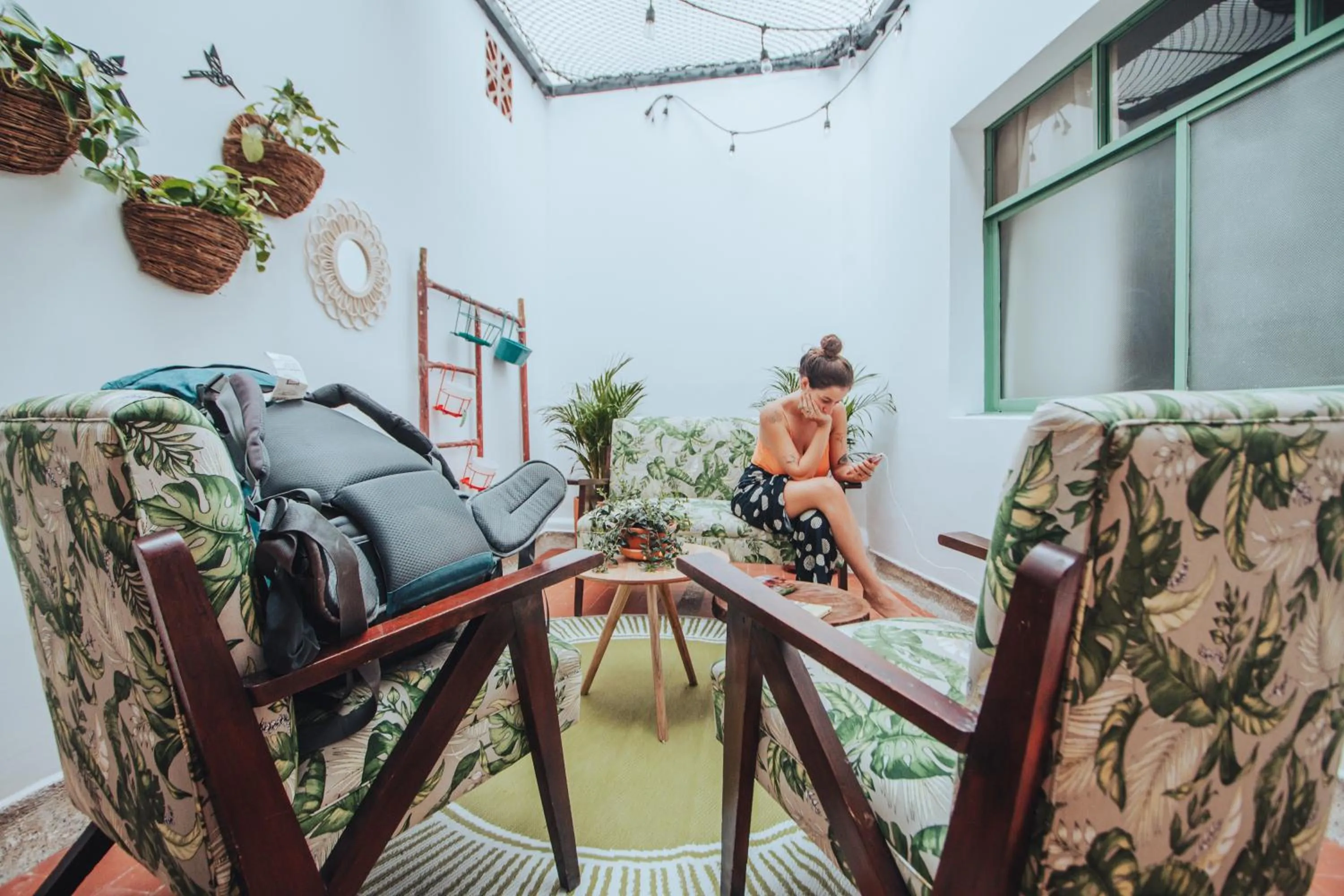 Living room in Centro Hostel Medellin