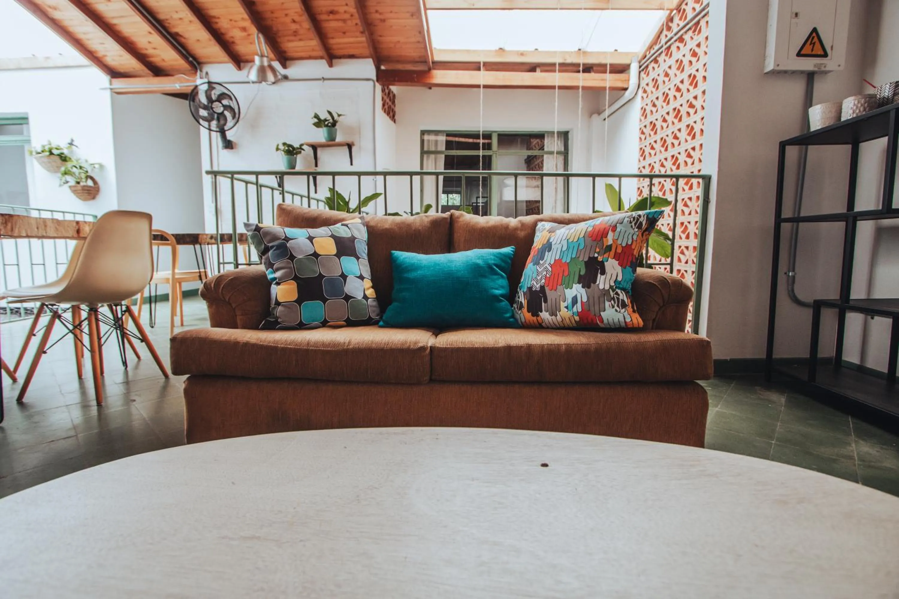 Living room in Centro Hostel Medellin