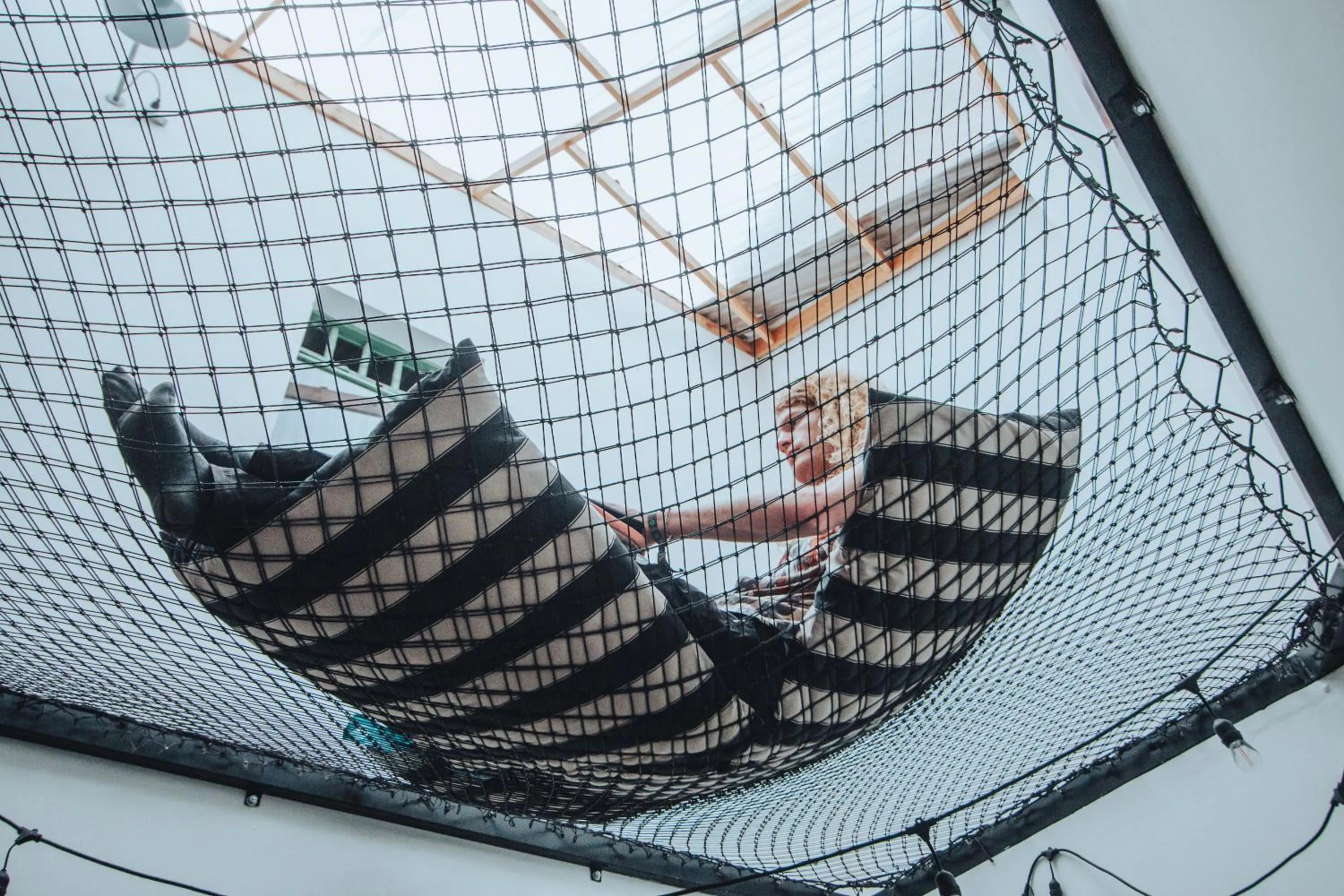 Living room in Centro Hostel Medellin