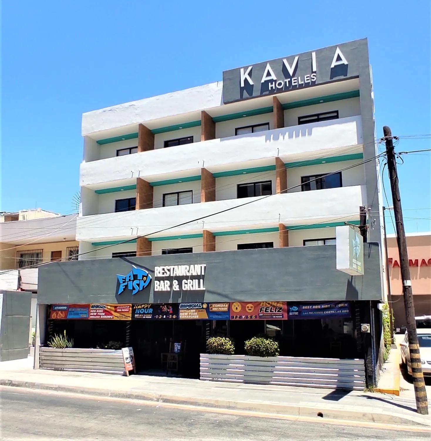 Property building in Hotel Kavia Mazatlán