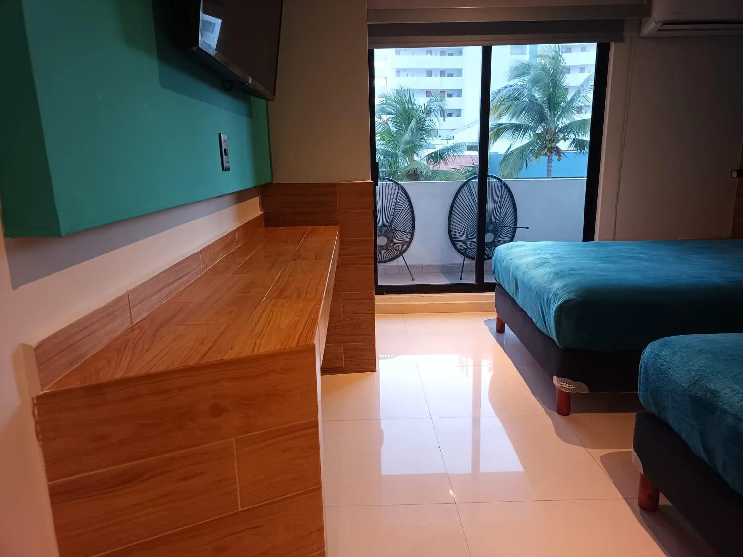 Bed in Hotel Kavia Mazatlán