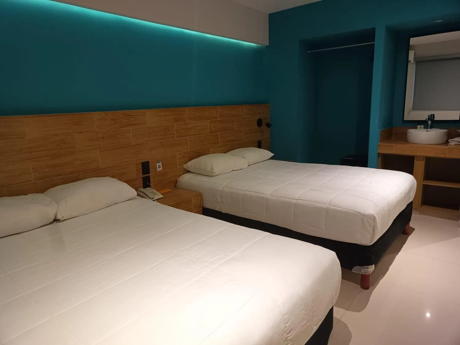 Bed in Hotel Kavia Mazatlán