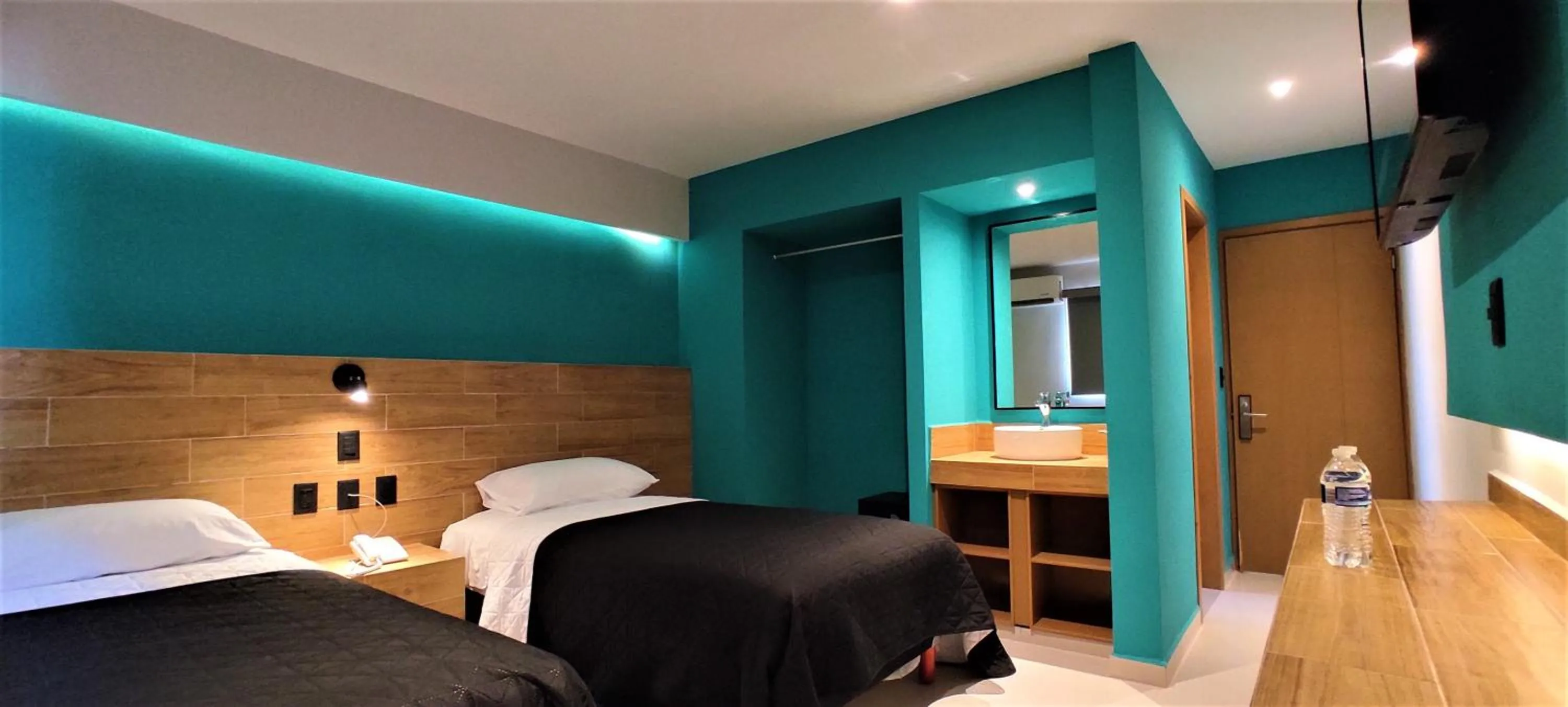 Bed in Hotel Kavia Mazatlán