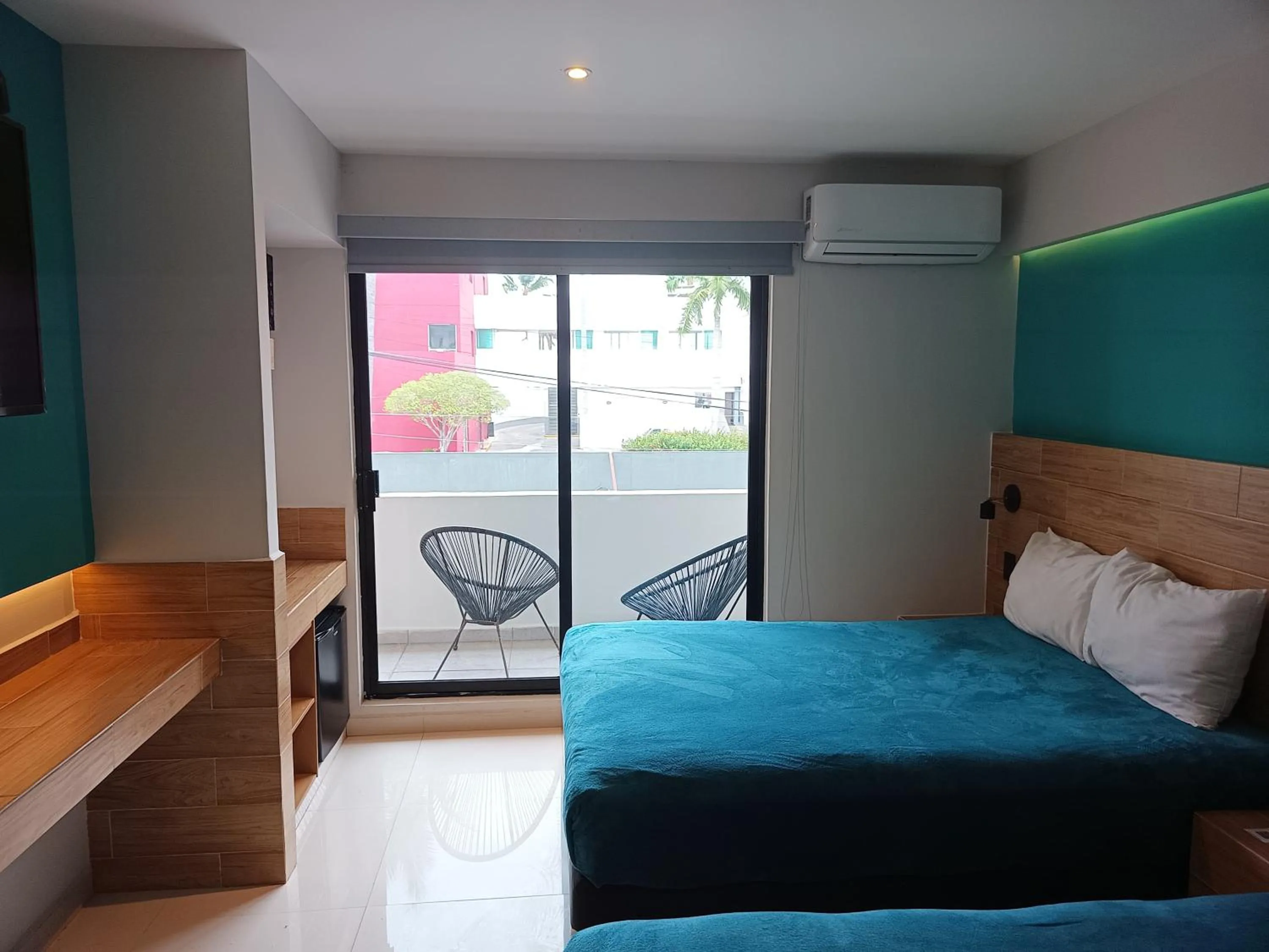 Bed in Hotel Kavia Mazatlán