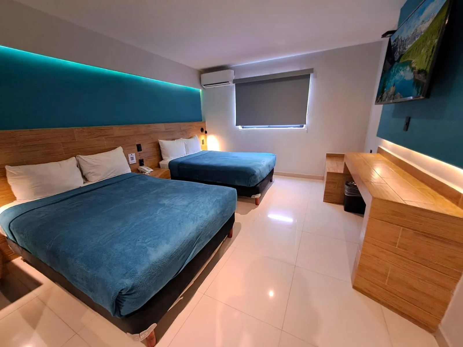 Bed in Hotel Kavia Mazatlán