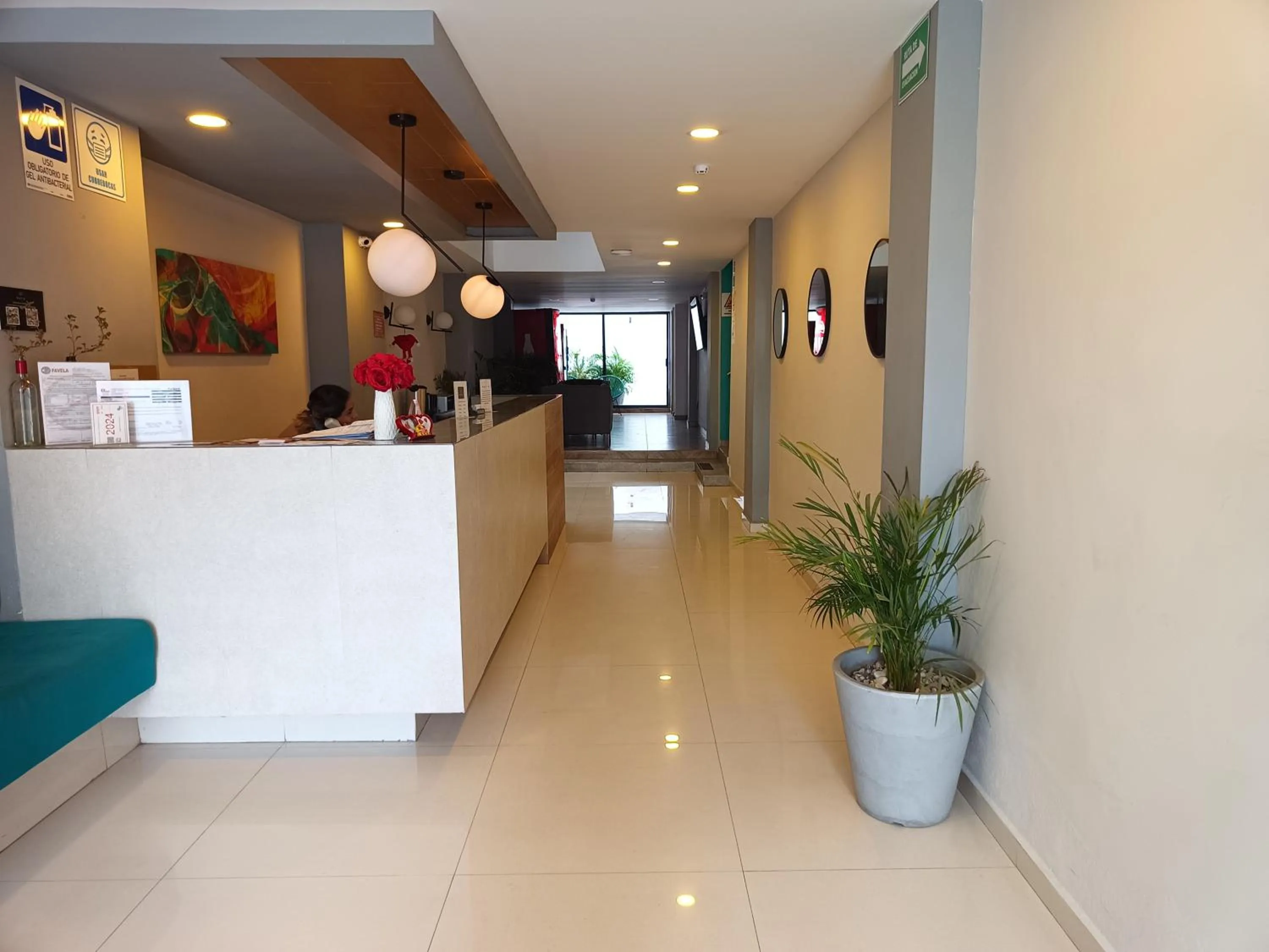 Lobby or reception in Hotel Kavia Mazatlán