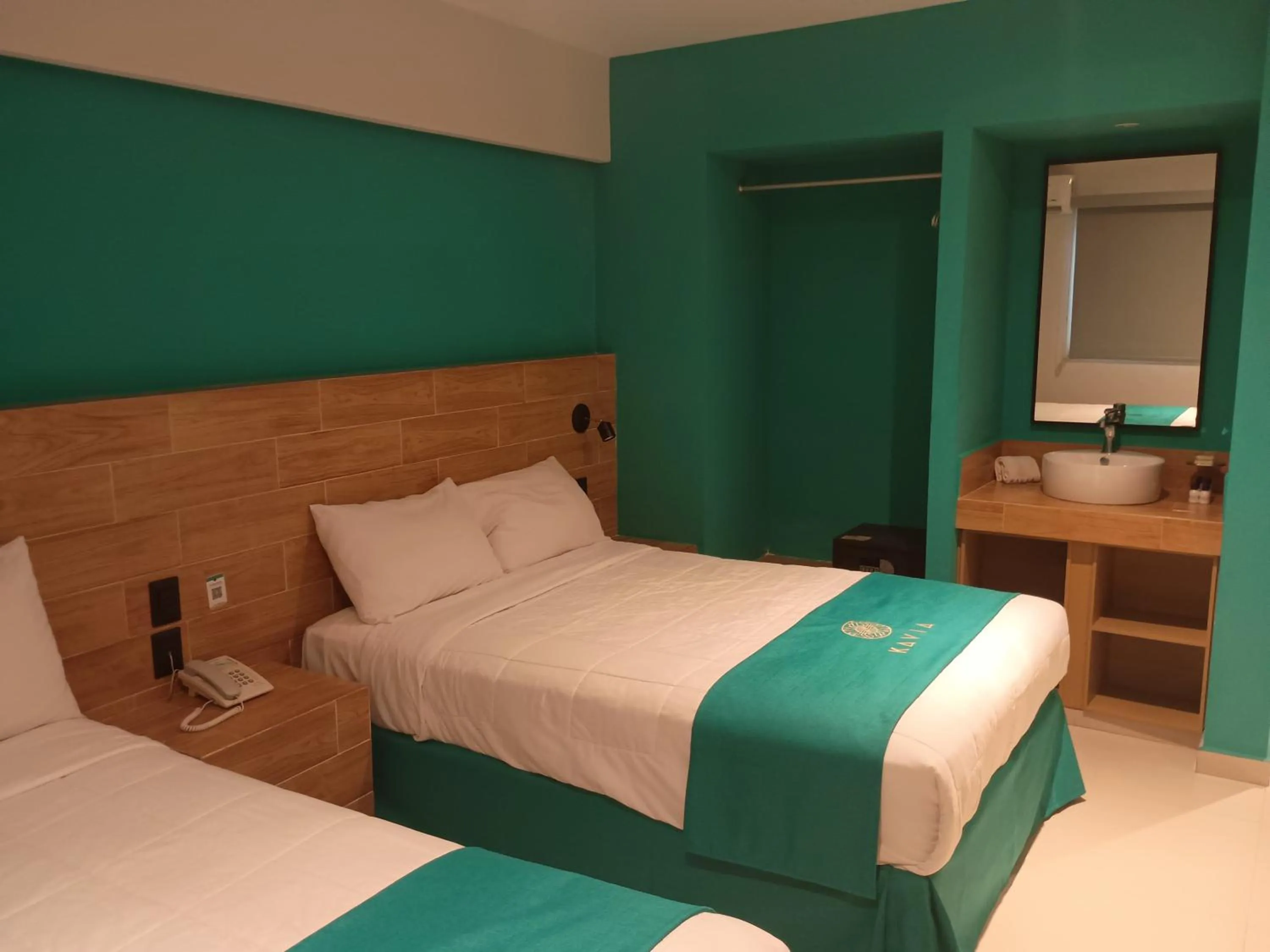 Bed in Hotel Kavia Mazatlán