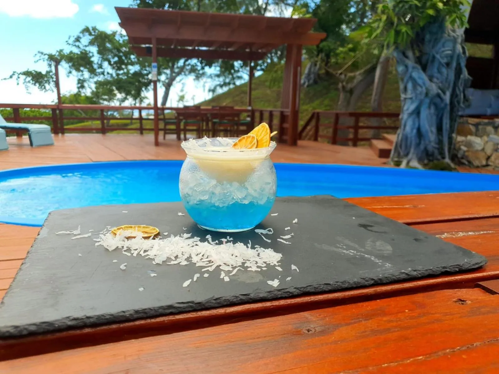 Restaurant/places to eat in Hotel and Dive Center Roatan Yacht Club