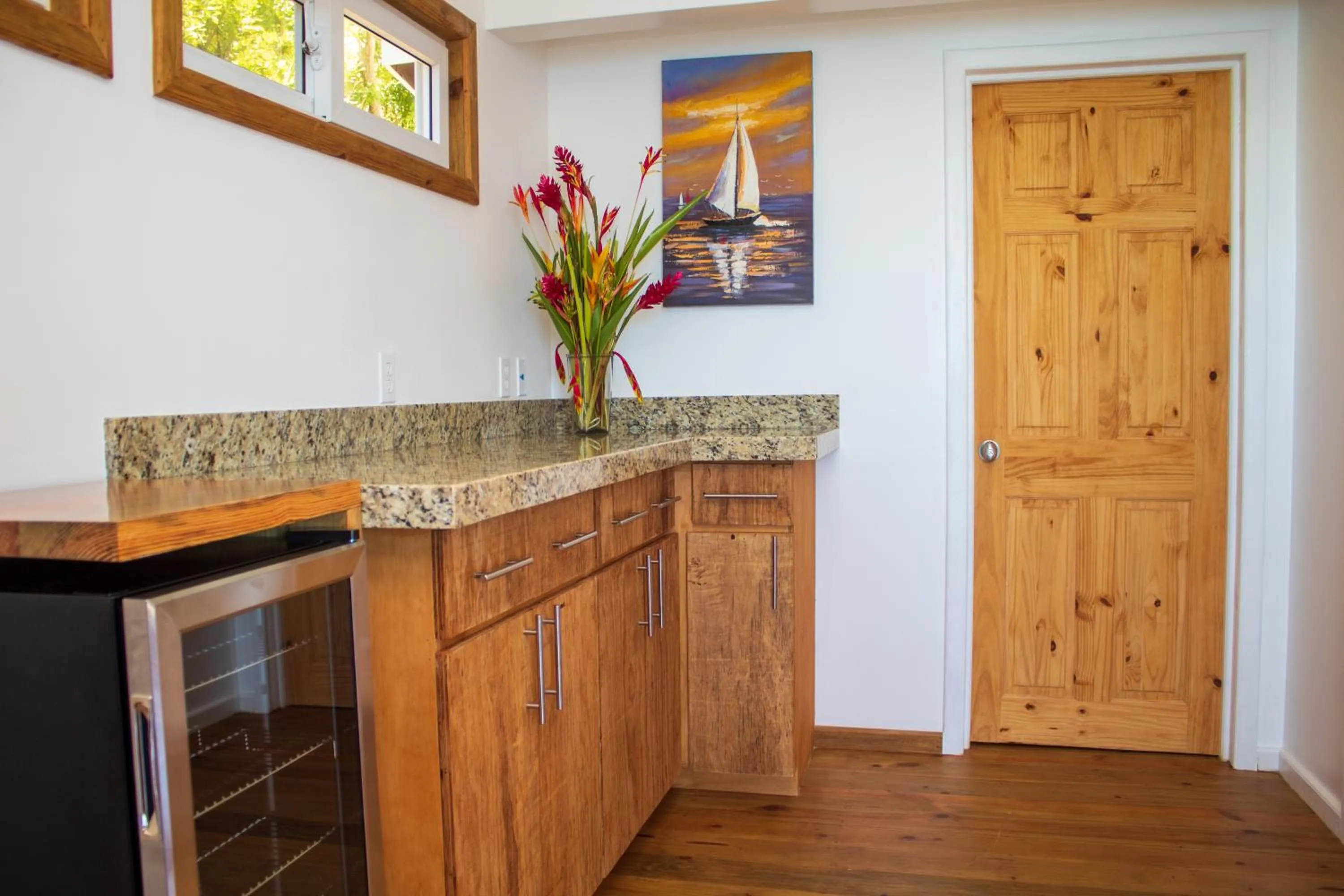 Kitchen or kitchenette in Hotel and Dive Center Roatan Yacht Club