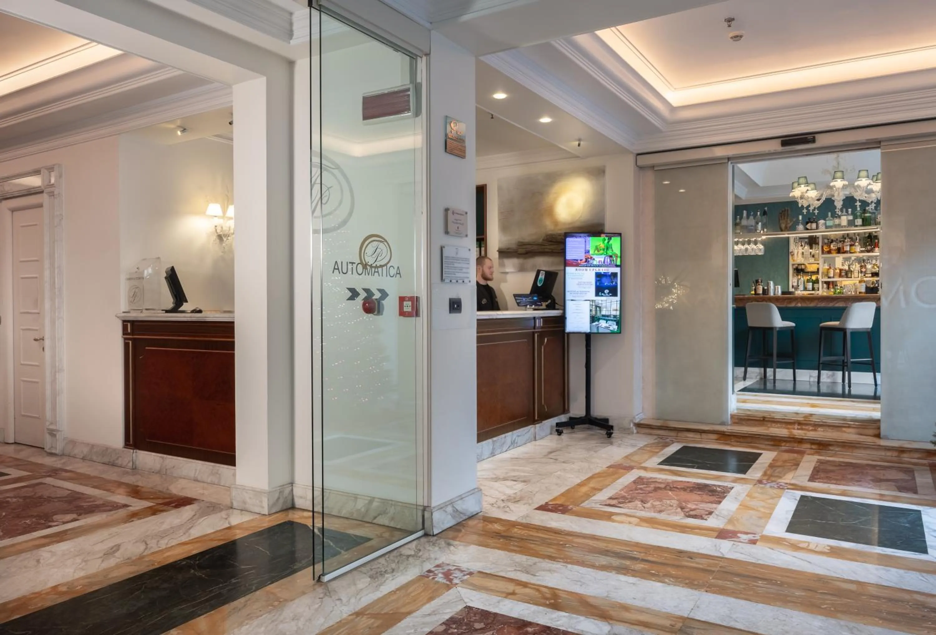 Lobby or reception in Trilussa Palace Hotel Congress & Spa