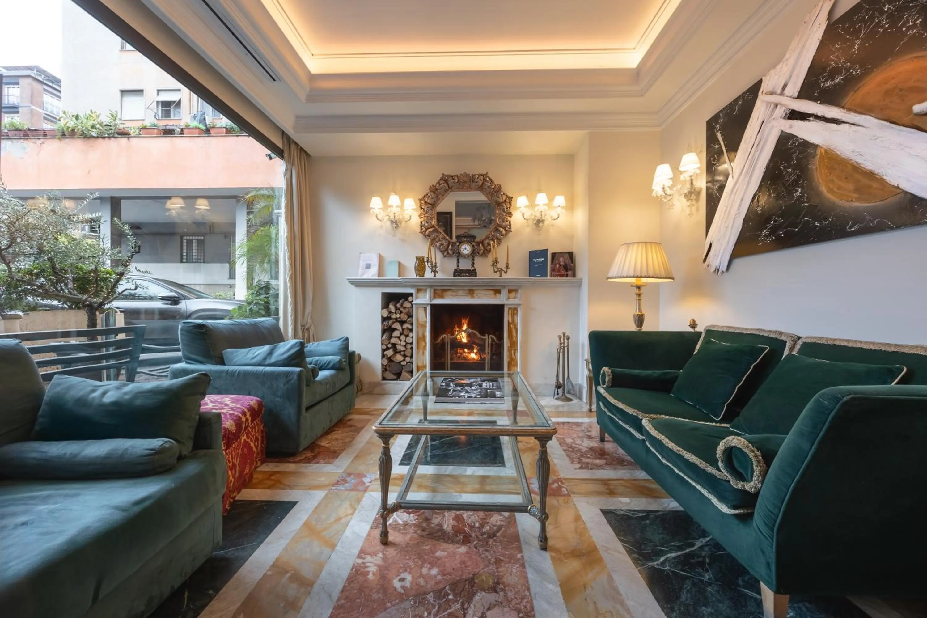 Lobby or reception in Trilussa Palace Hotel Congress & Spa