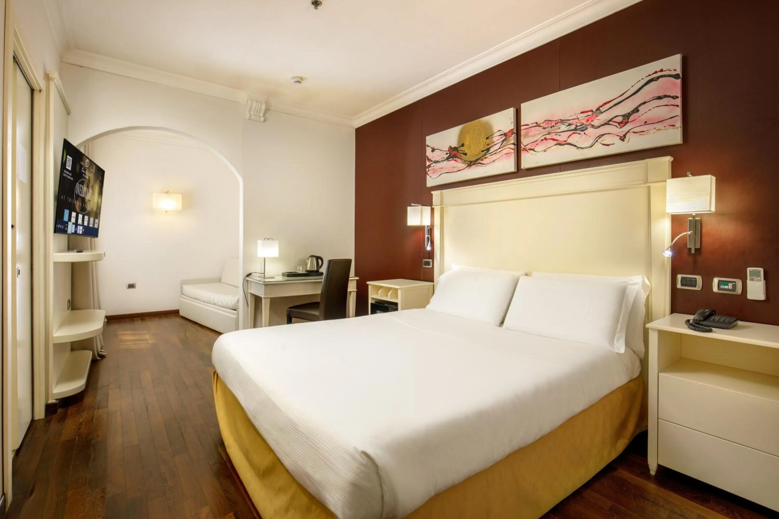 Bedroom, Bed in Trilussa Palace Hotel Congress & Spa