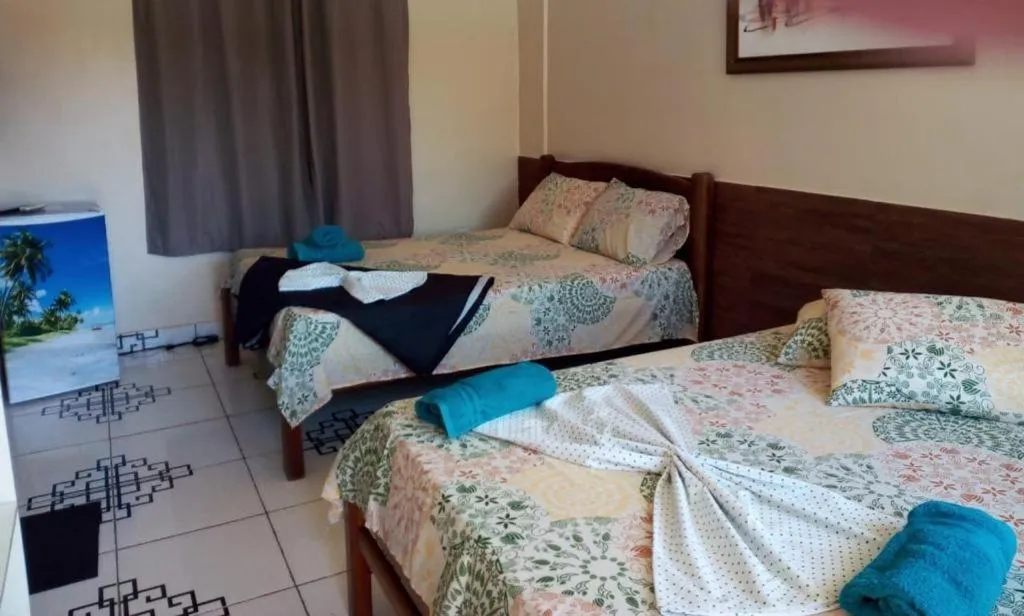 Bed in Hotel Pousada Paraíso Tropical