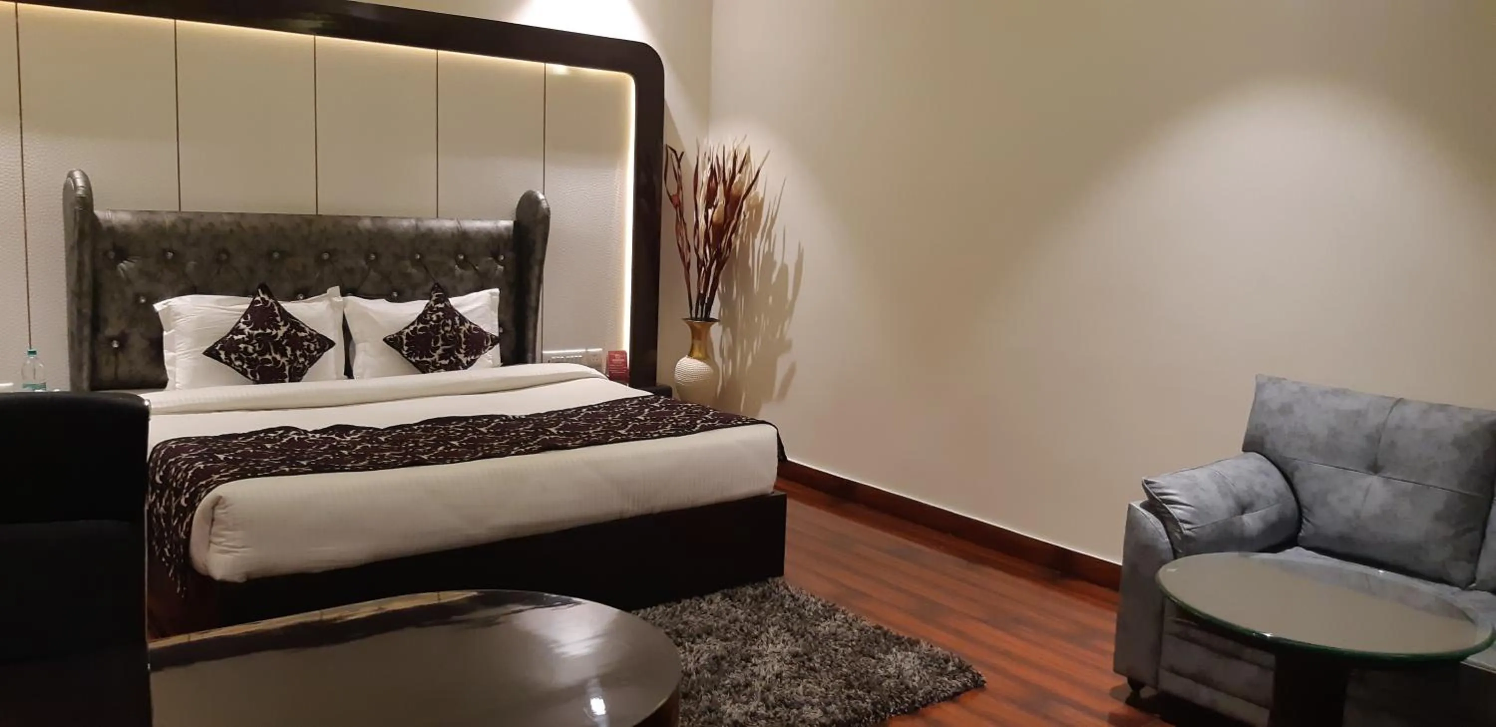 Bed in Grand Geet Hotels