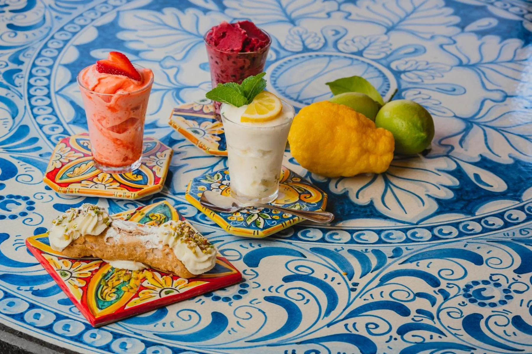 Italian breakfast in Hotel Villa Giulia