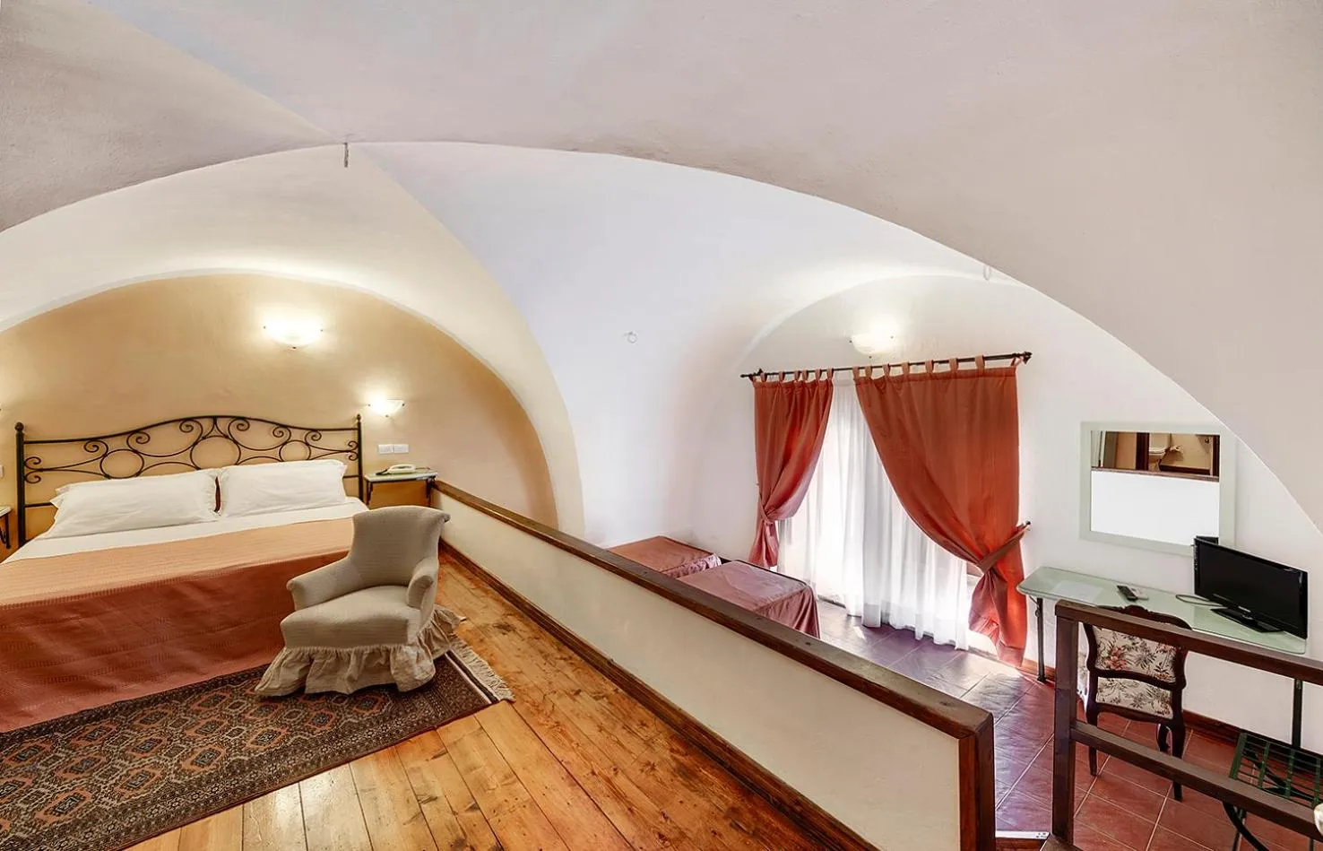 Bed in Hotel Villa Giulia