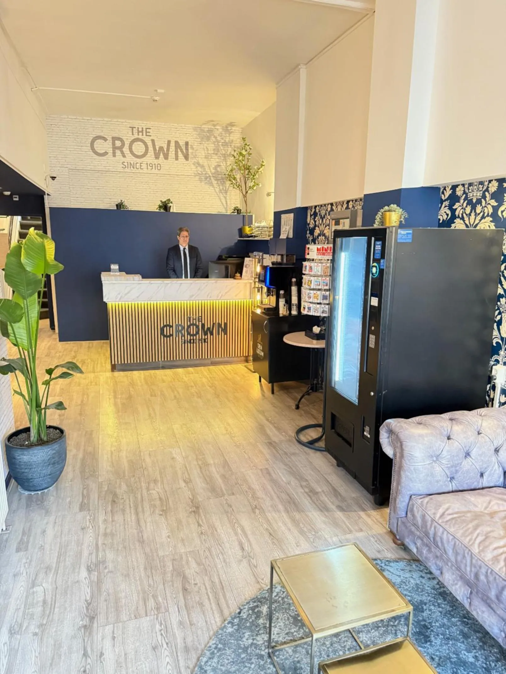 Lobby or reception in The Crown Hotel