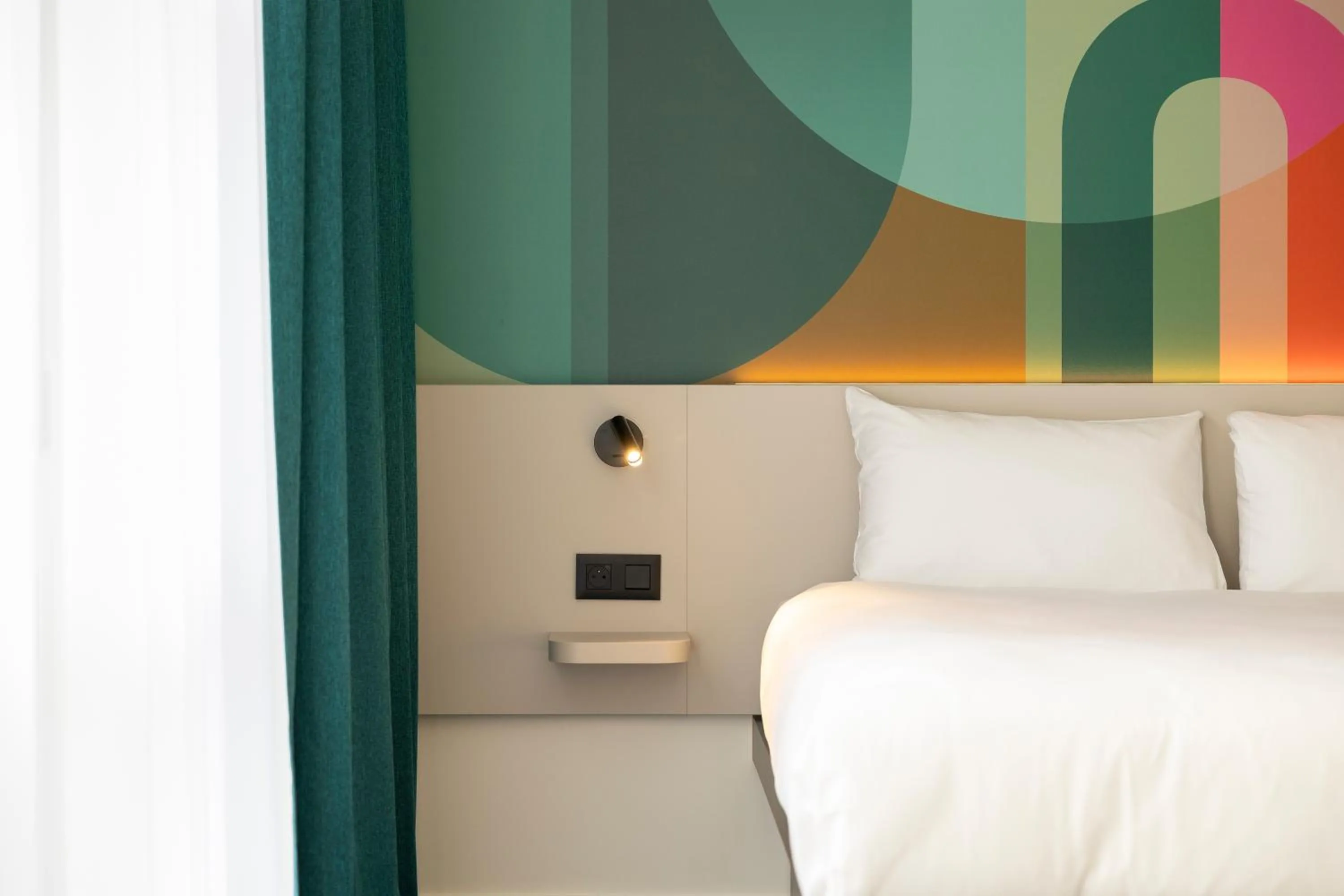 Decorative detail, Bed in B&B HOTEL Hasselt