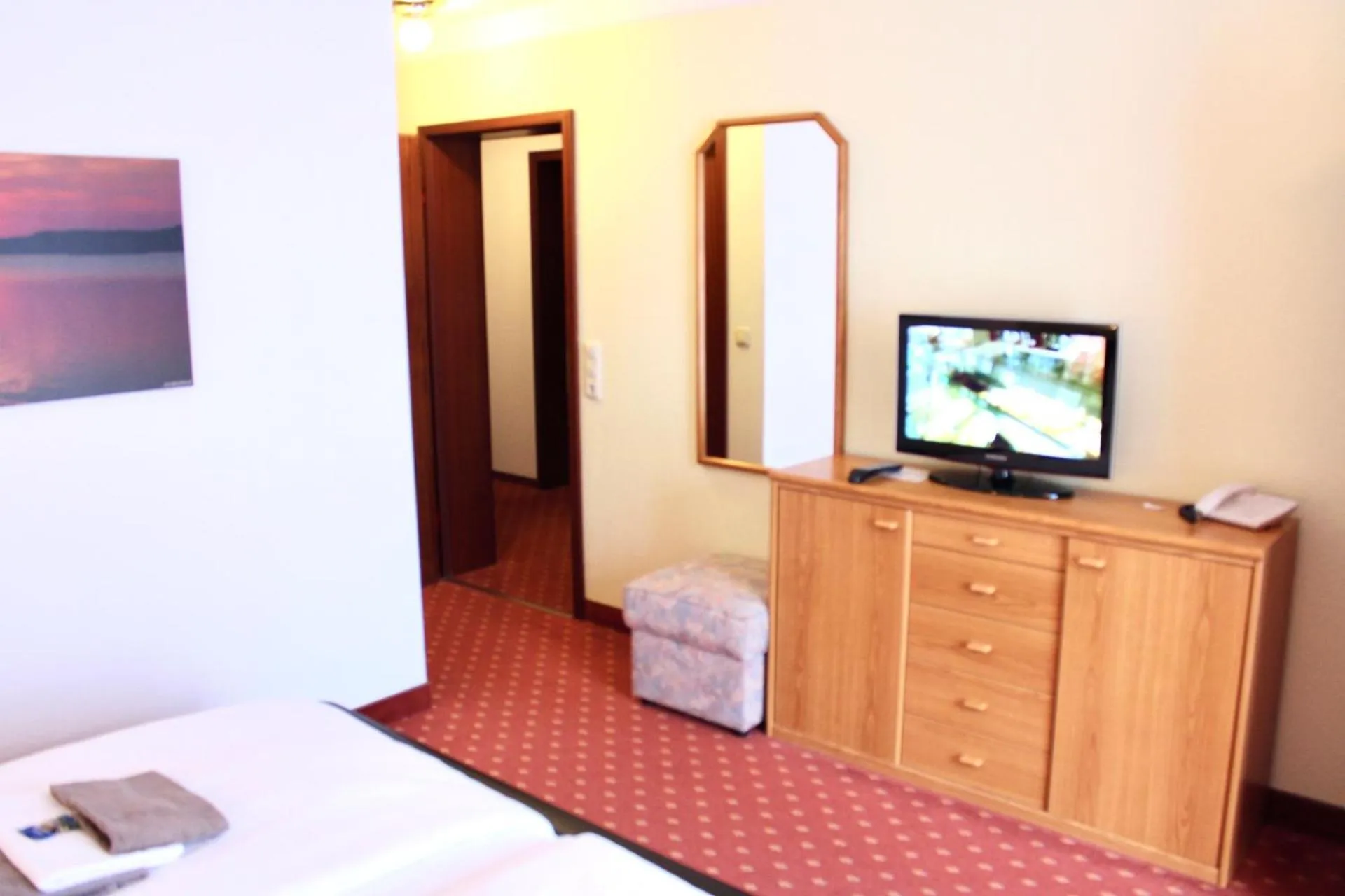 Photo of the whole room, Bed in Hotel Seerose Bad Malente
