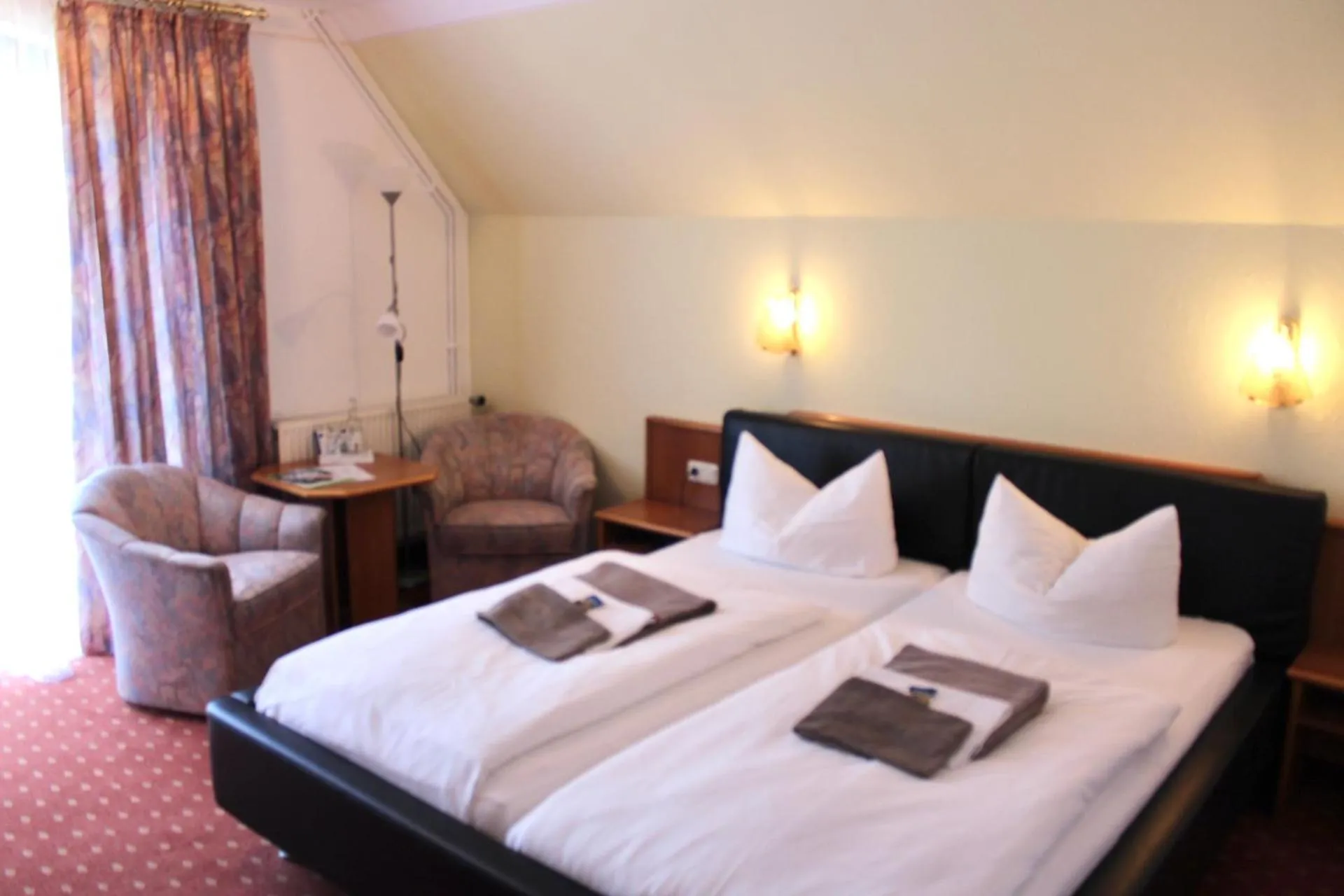 Photo of the whole room, Bed in Hotel Seerose Bad Malente